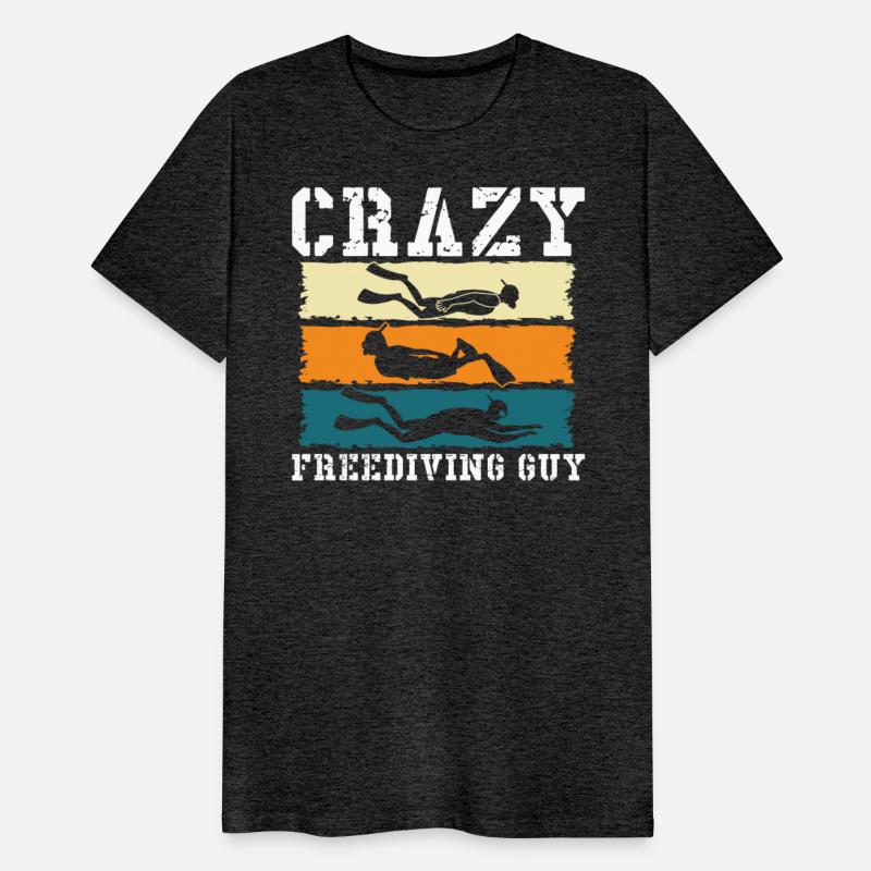 Apnea diving crazy freediving guy diver swimming