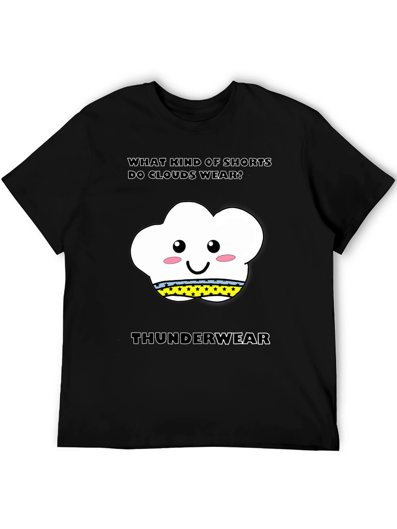 Cloud Thunderwear T-Shirt: Funny Weather Pun Tee