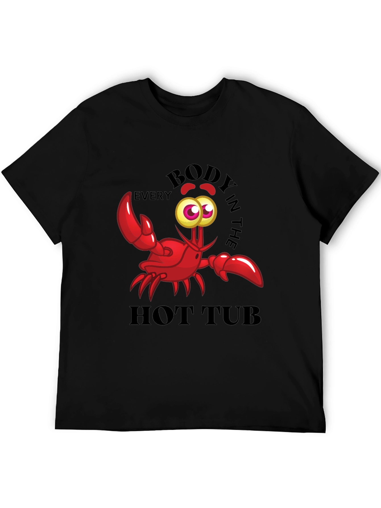 Funny Crab Hot Tub T-Shirt