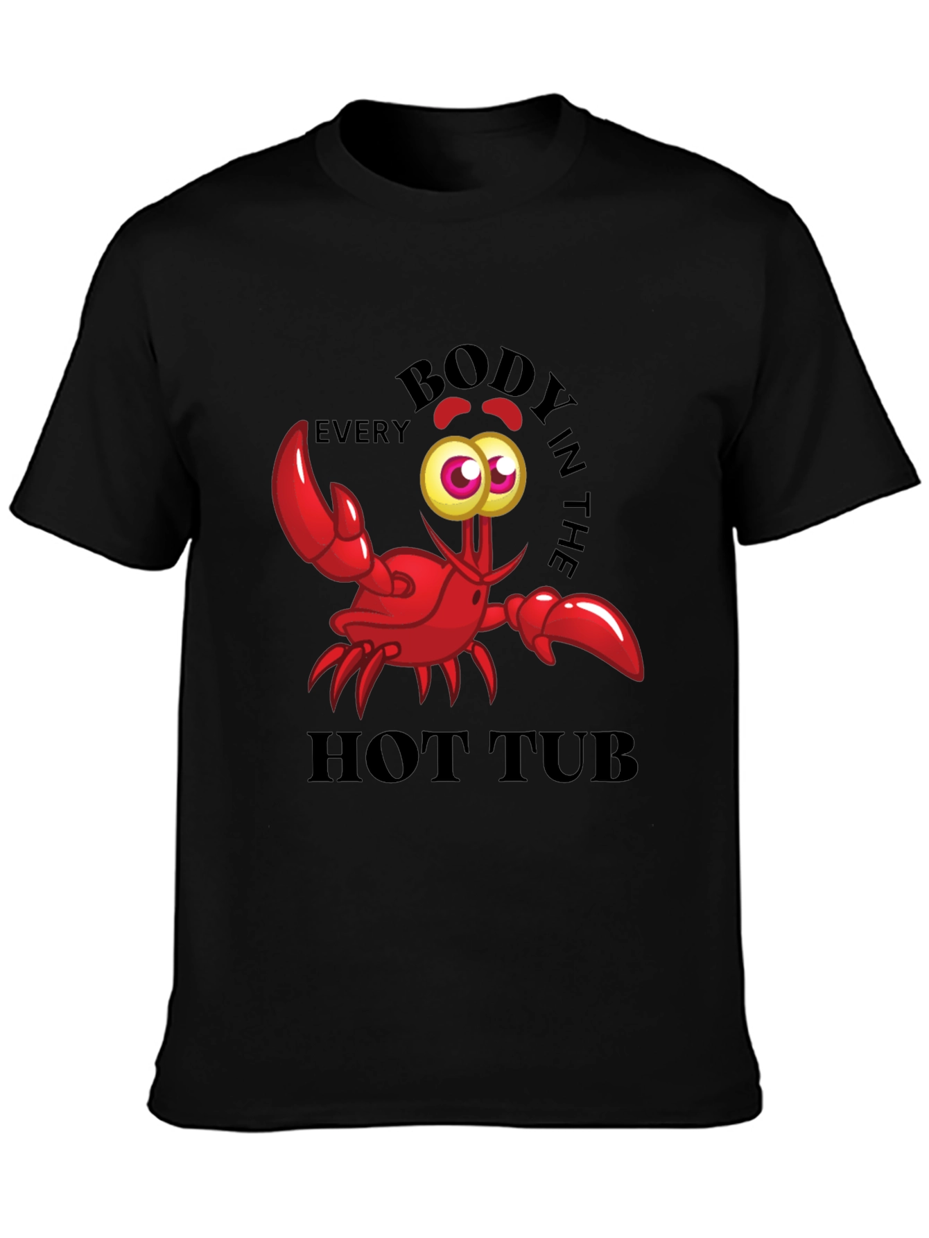 Funny Crab Hot Tub T-Shirt