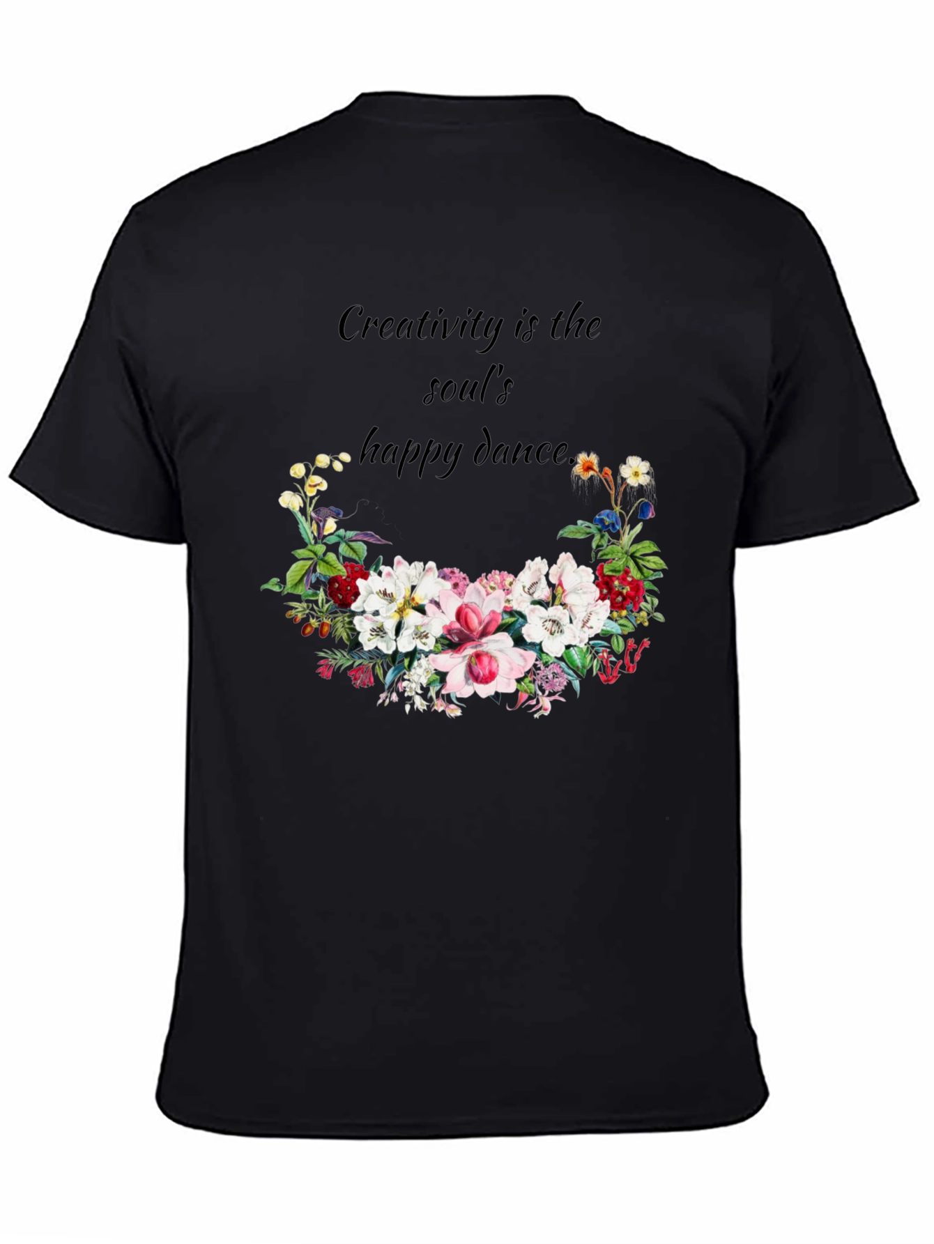 Creative Soul Dance T-Shirt - Floral Design