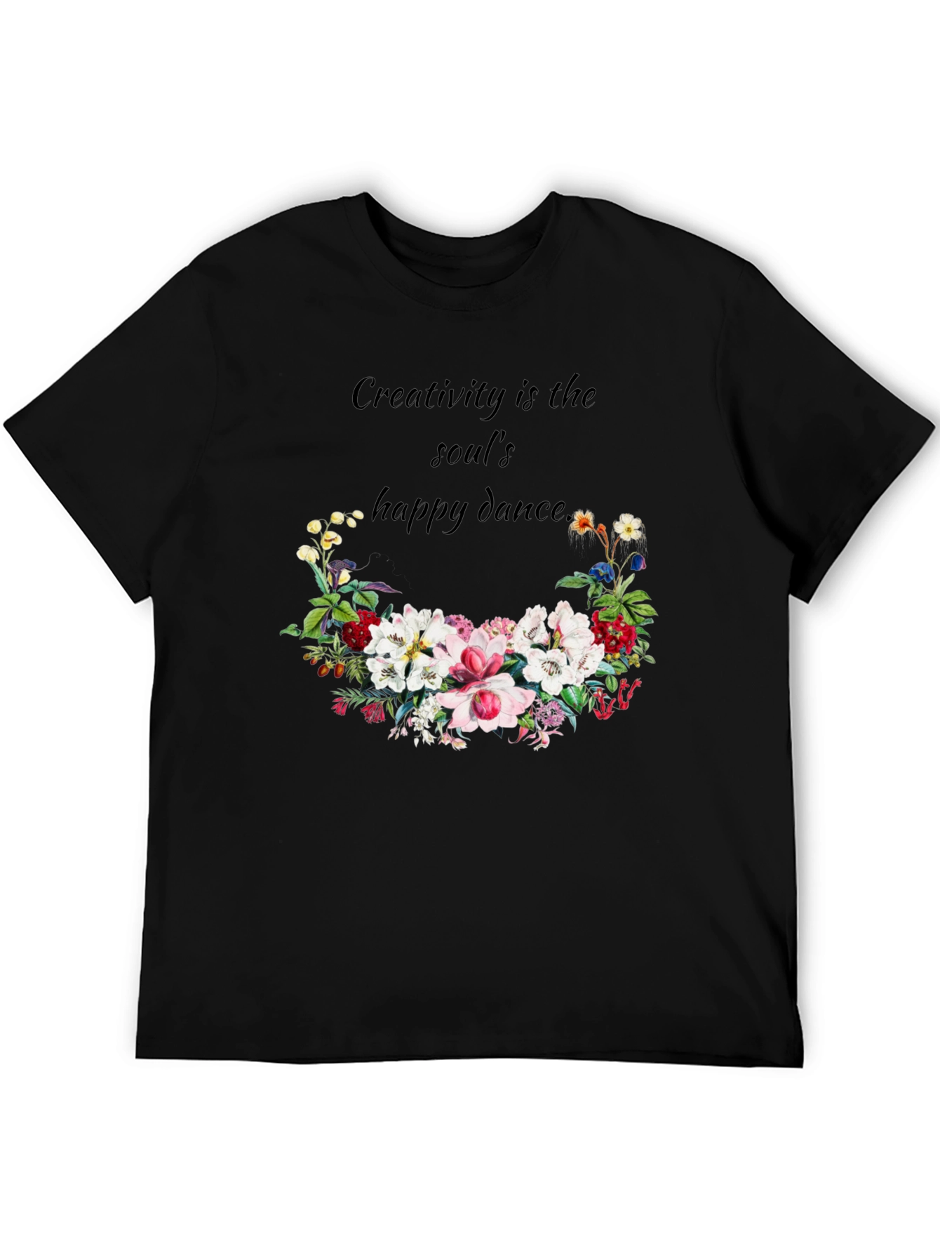 Creative Soul Dance T-Shirt - Floral Design