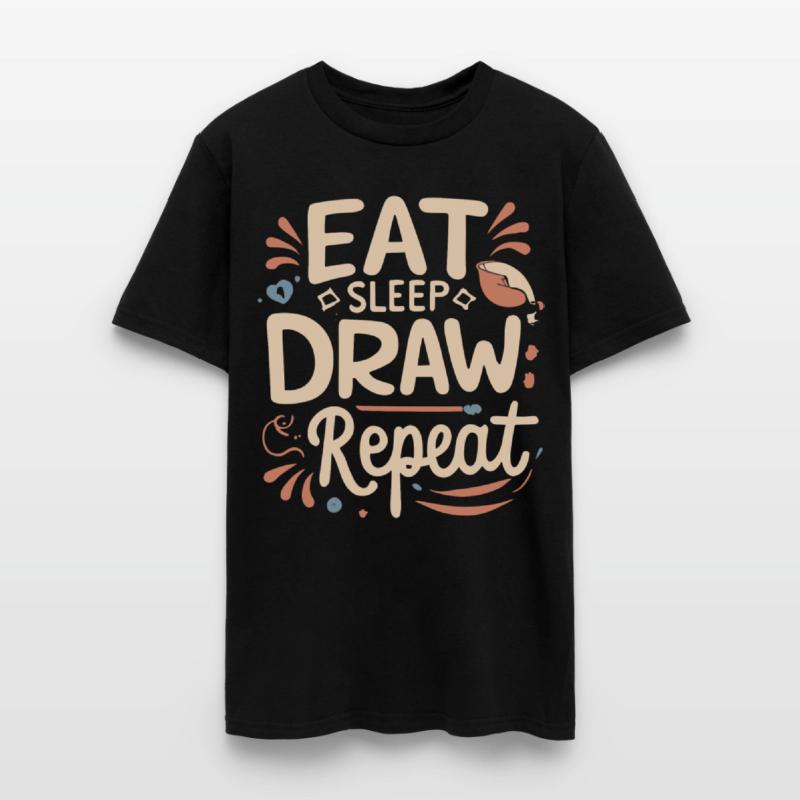 Artist Eat Sleep Draw Repeat Art Drawing