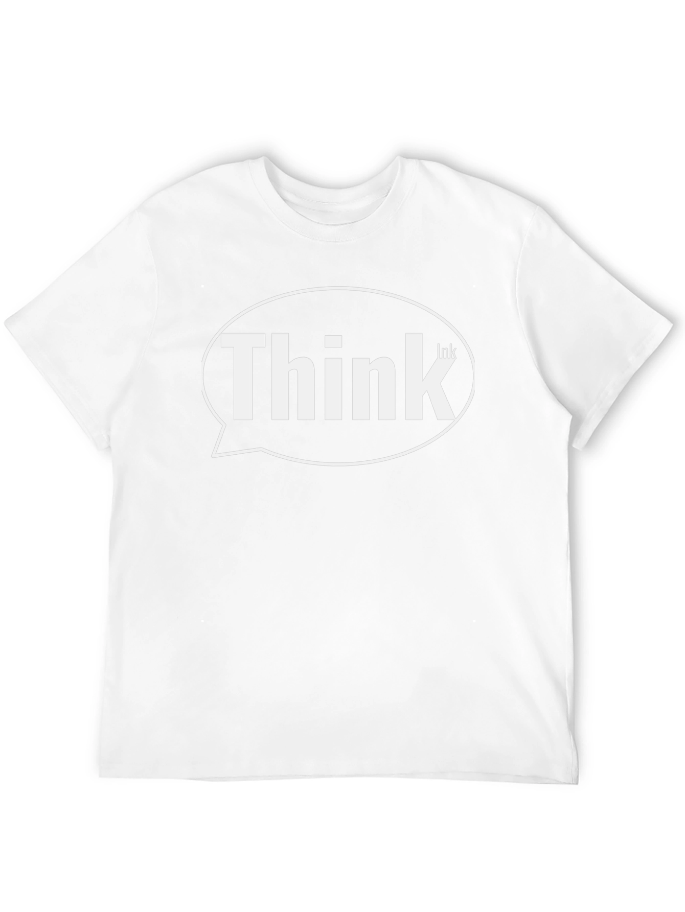 Think Ink Black Graphic T-Shirt - Mens