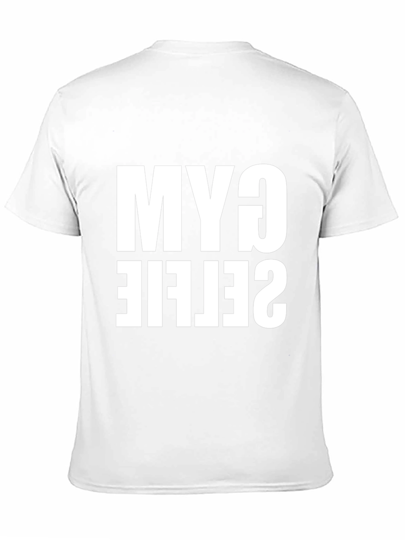 Gym Selfie T-Shirt - Black Cotton Tee