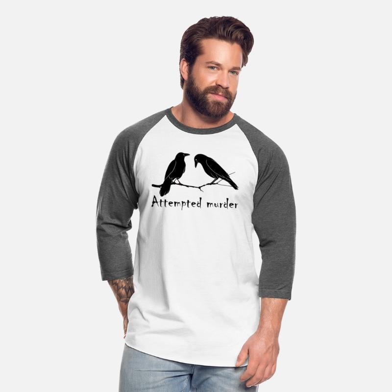 Attempted Murder Two Crows Bird On Branch