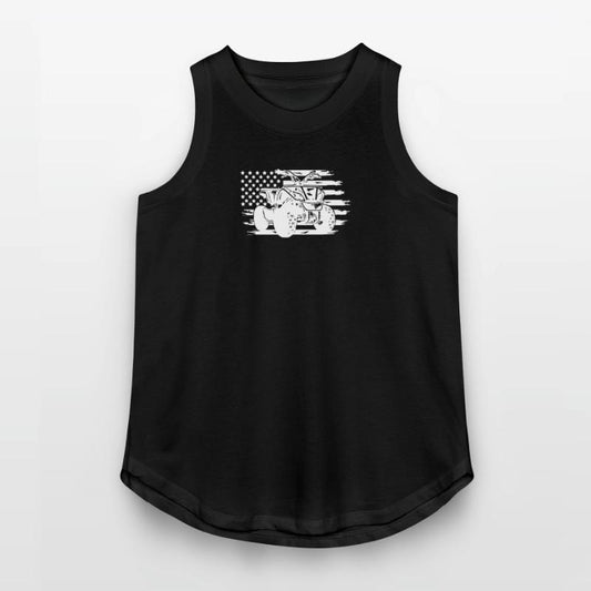 ATV American Flag Distressed White