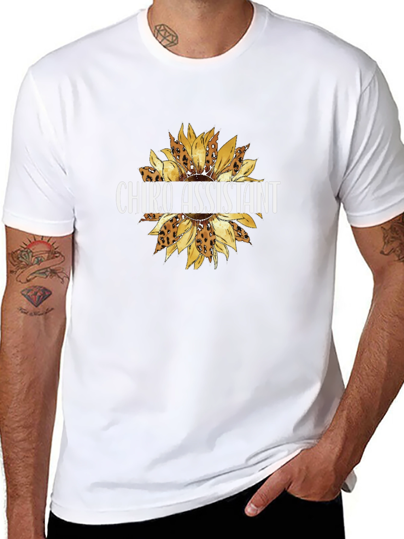 Chiro Assistant Sunflower Graphic Tee