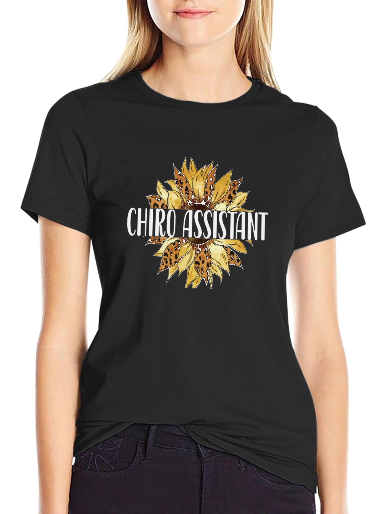 Chiro Assistant Sunflower Graphic Tee
