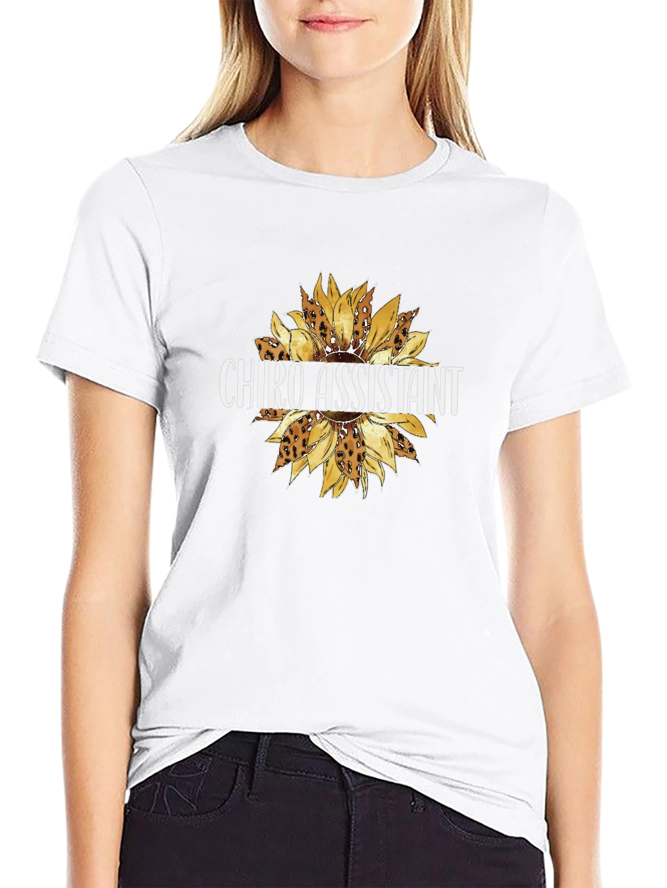 Chiro Assistant Sunflower Graphic Tee