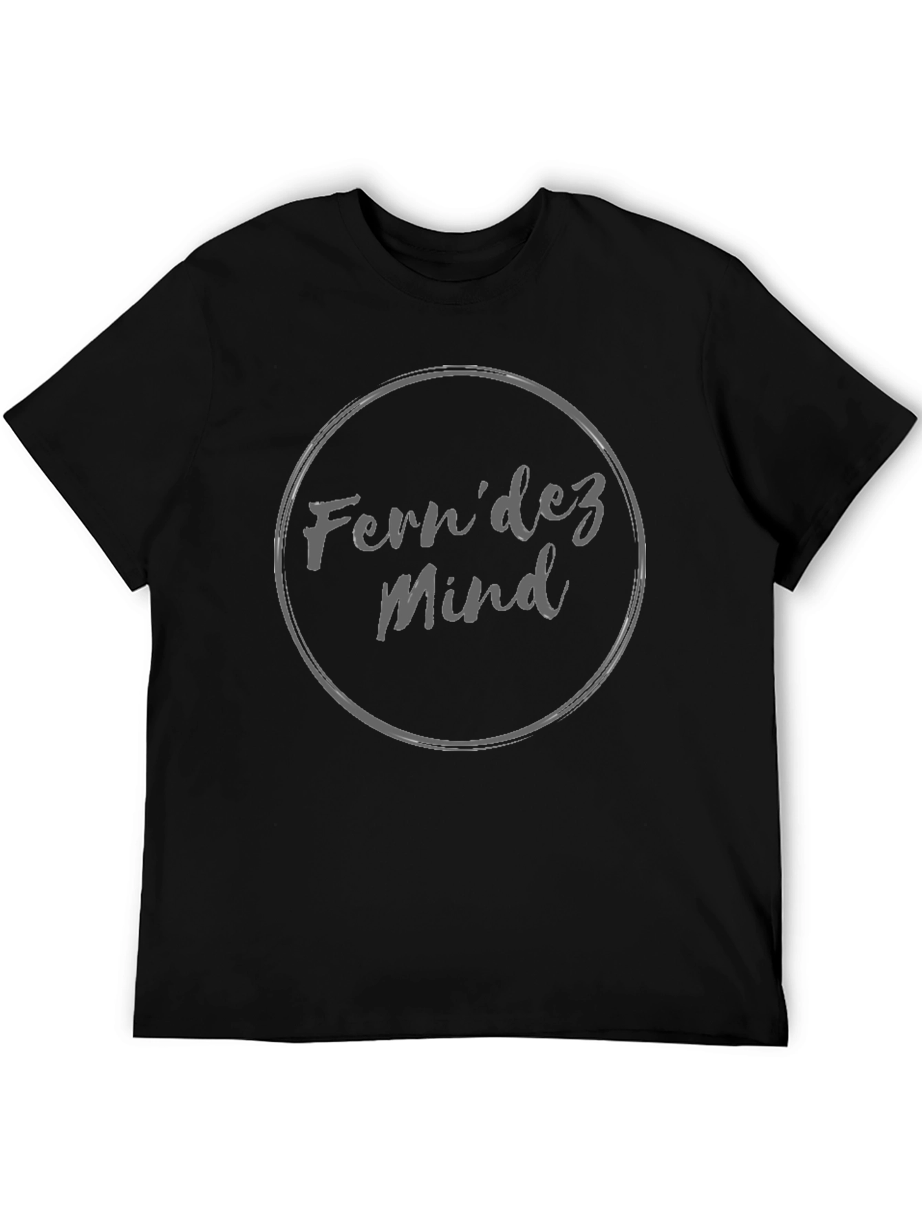Ferndez Mind Black Graphic Tee