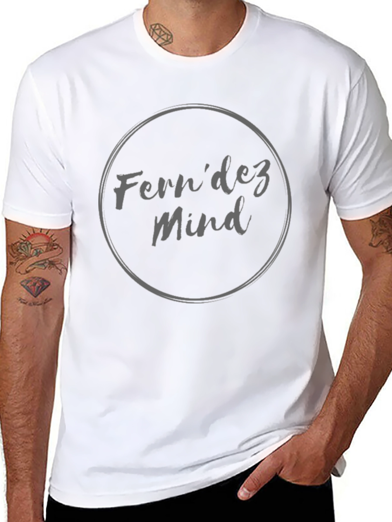 Ferndez Mind Black Graphic Tee