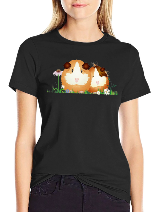 Guinea Pig Graphic Tee - Cute Animal Lover Shirt