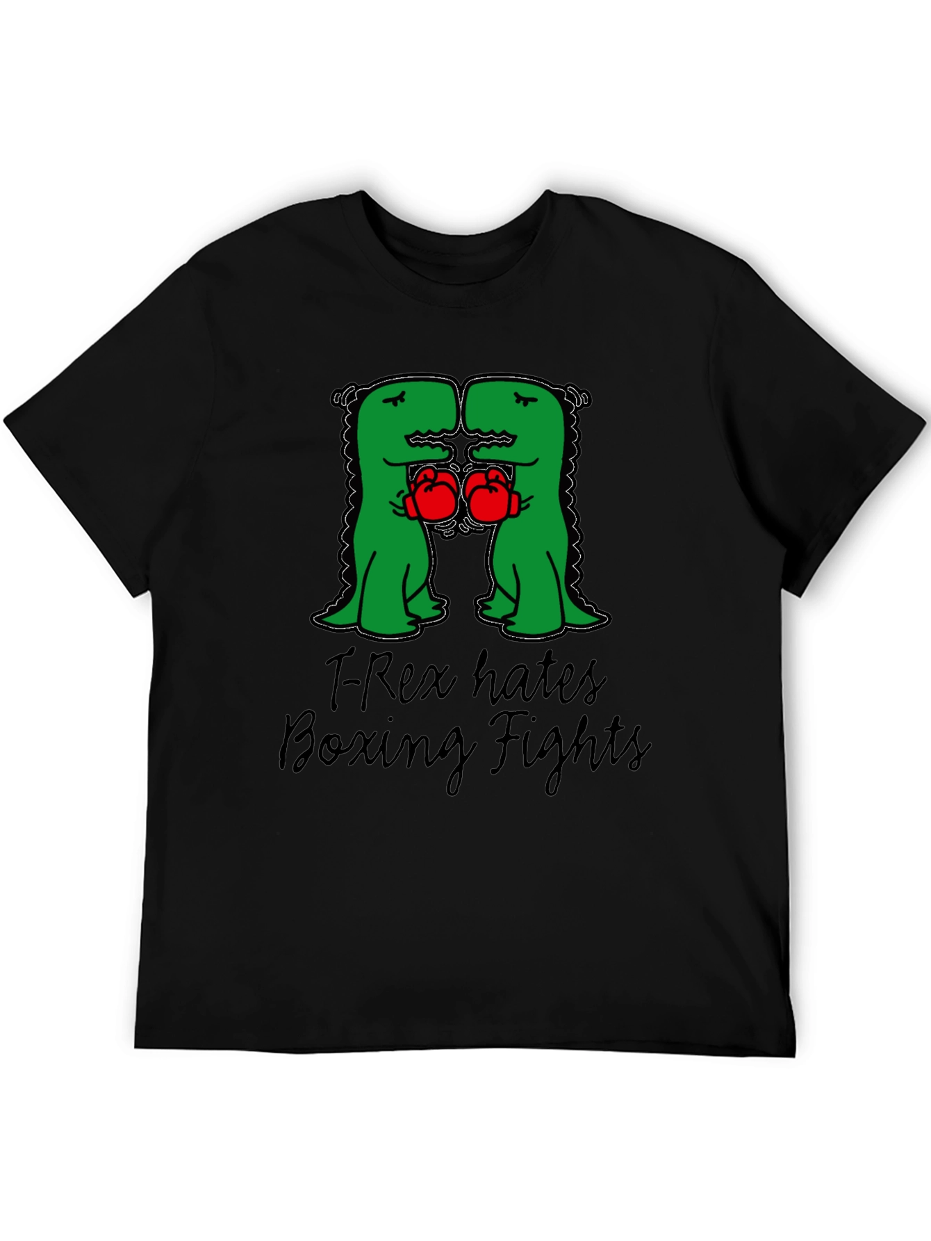 T-Rex Hates Boxing Fights T-Shirt