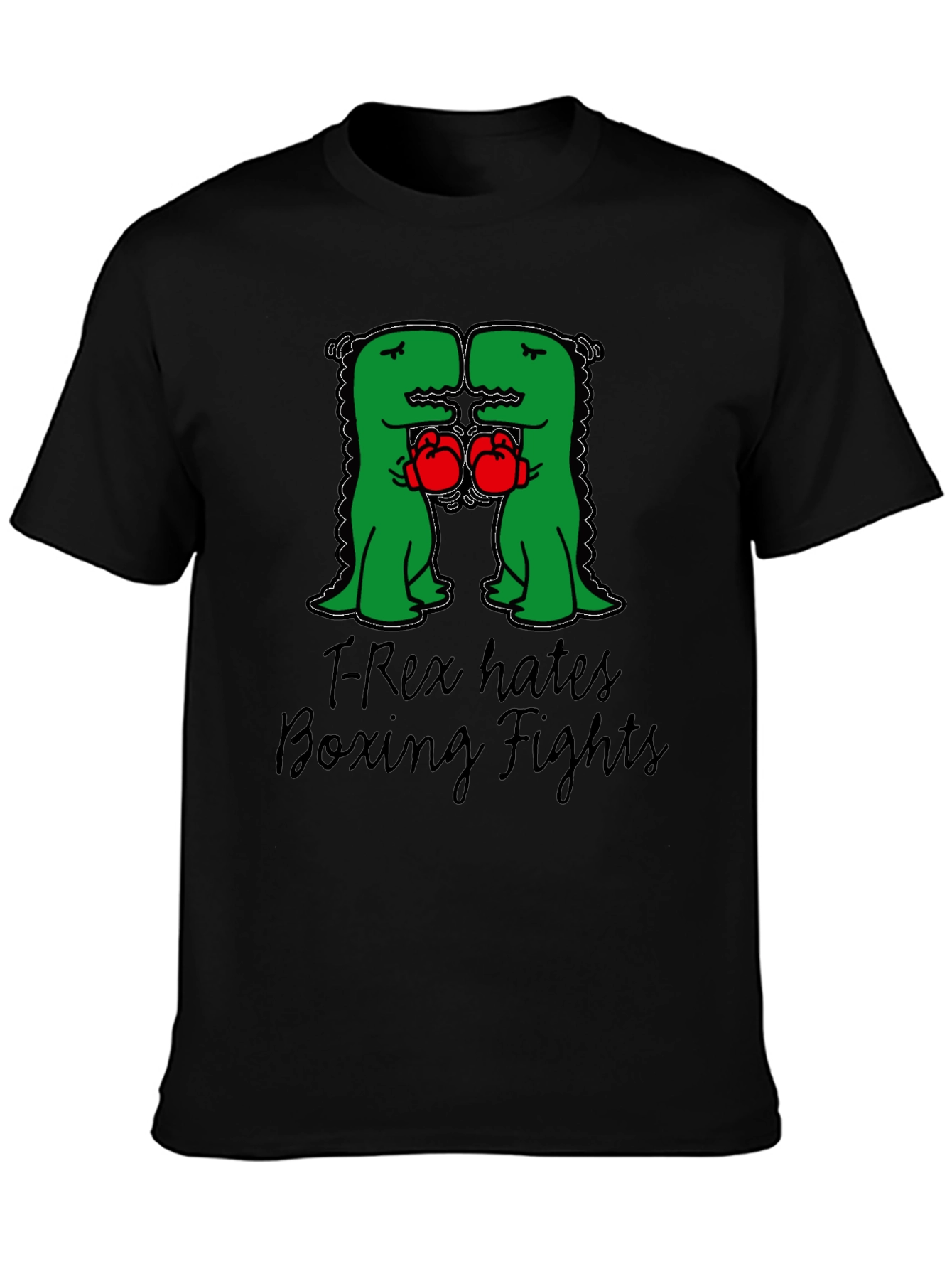 T-Rex Hates Boxing Fights T-Shirt