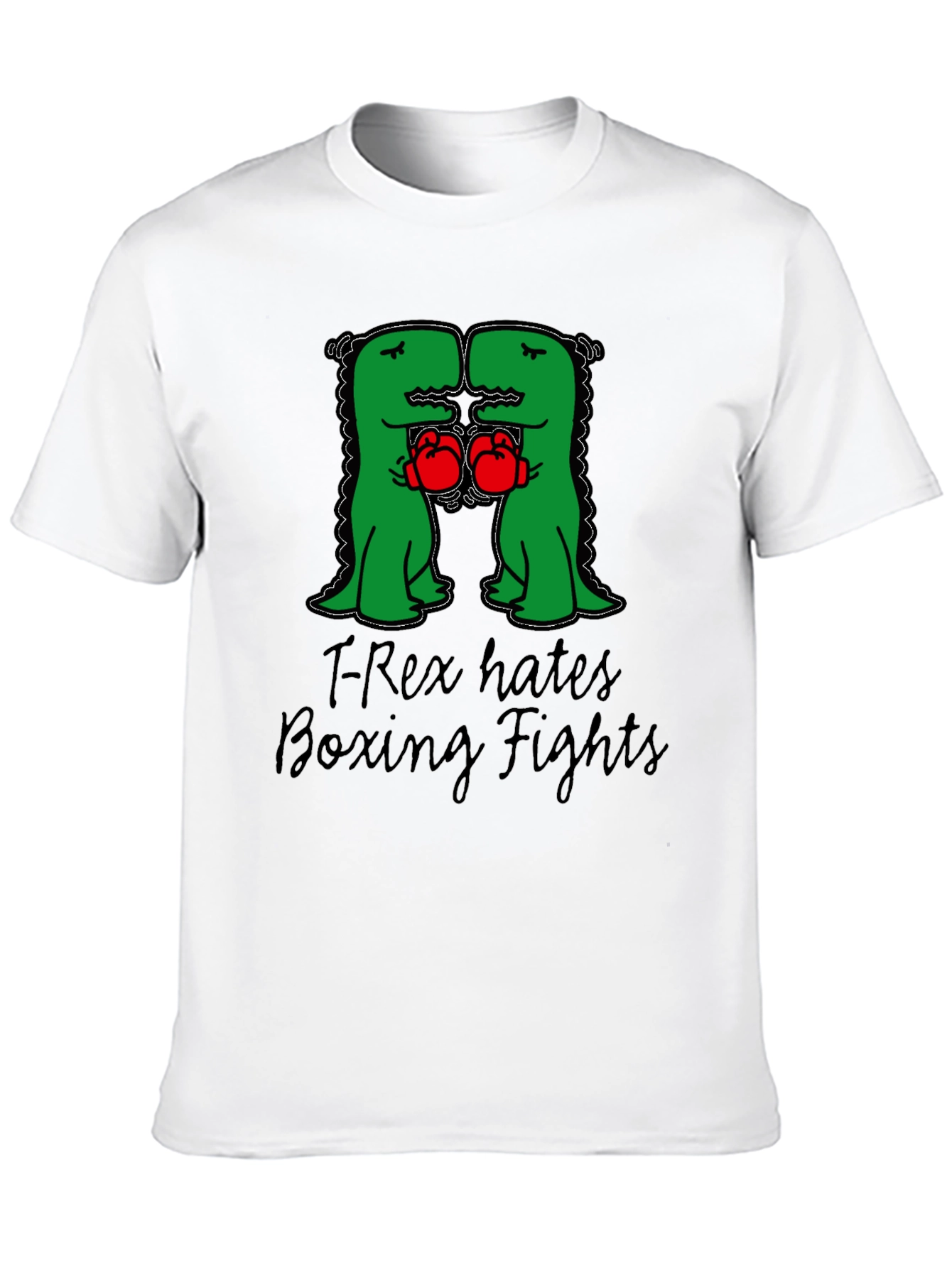 T-Rex Hates Boxing Fights T-Shirt