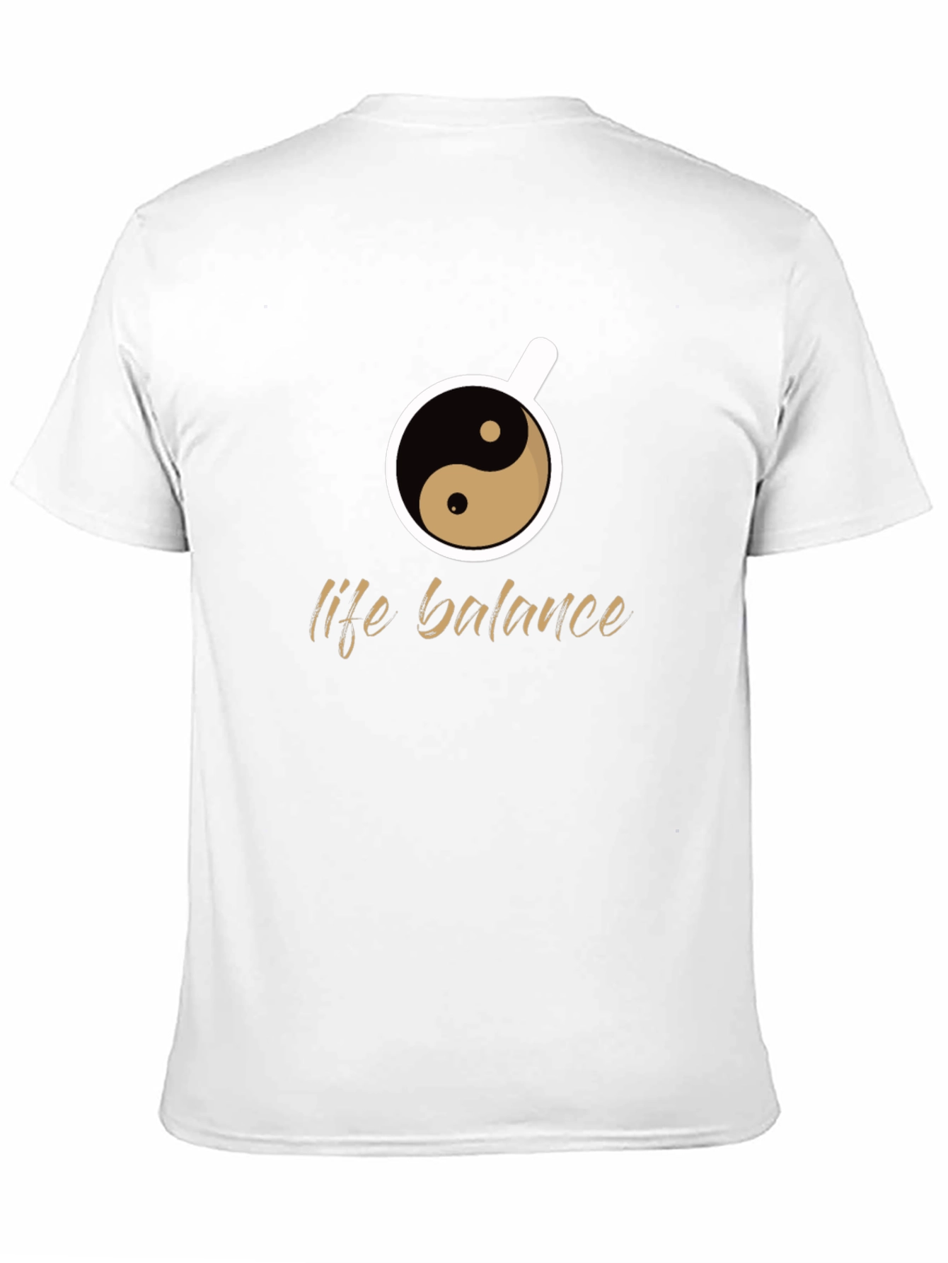 Life Balance Yin Yang Coffee Cup T-Shirt