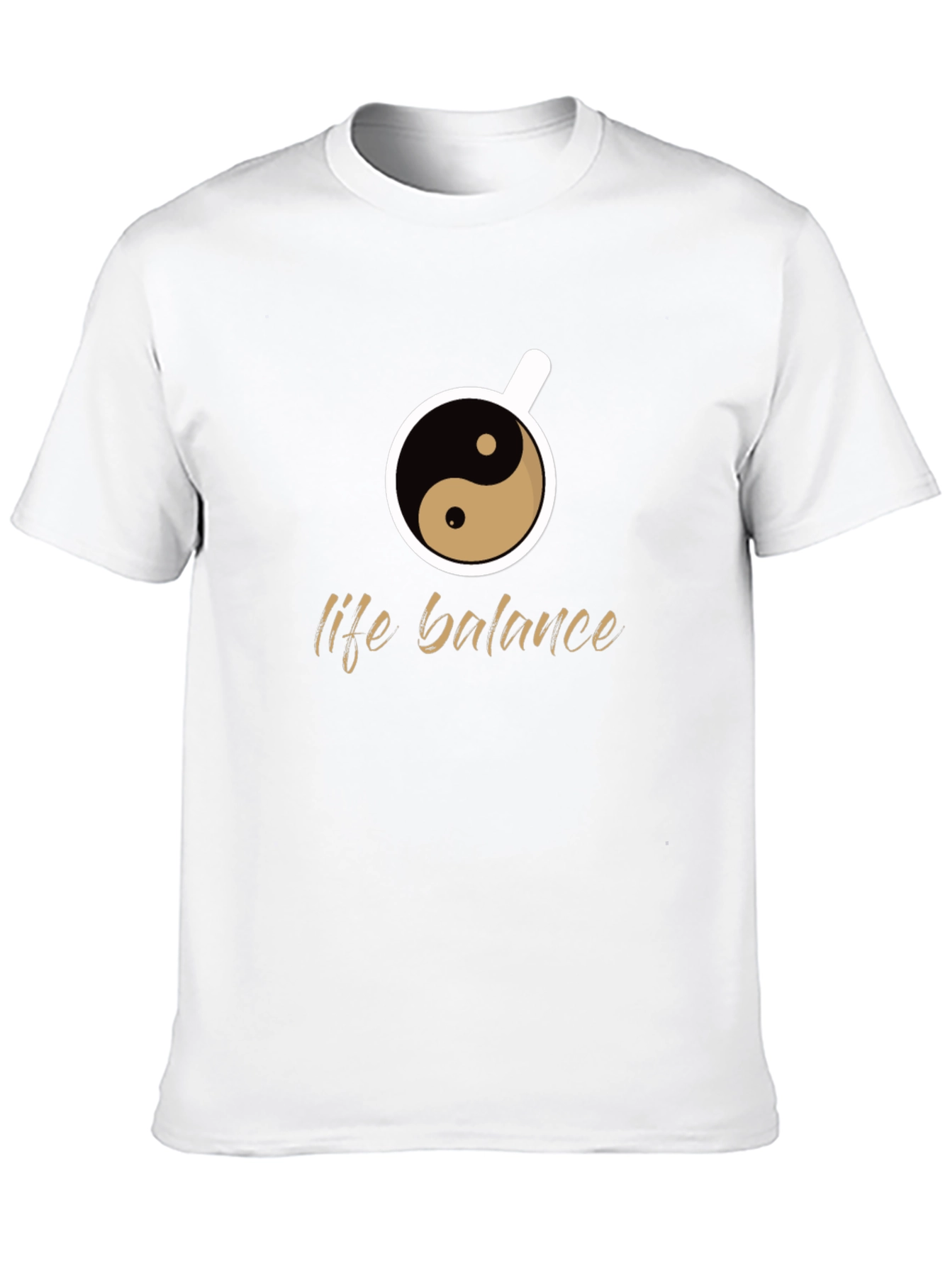 Life Balance Yin Yang Coffee Cup T-Shirt