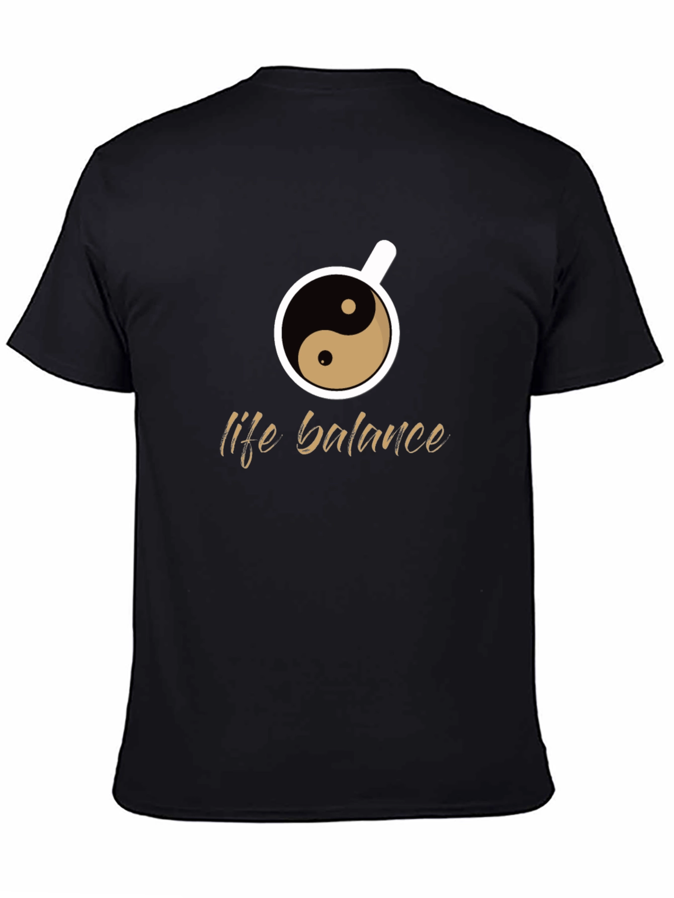 Life Balance Yin Yang Coffee Cup T-Shirt