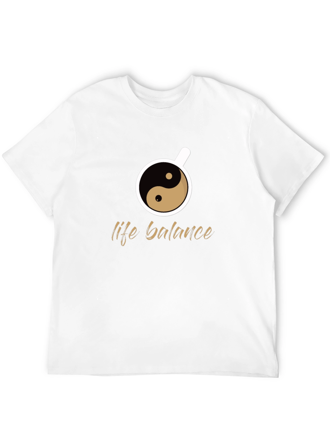 Life Balance Yin Yang Coffee Cup T-Shirt