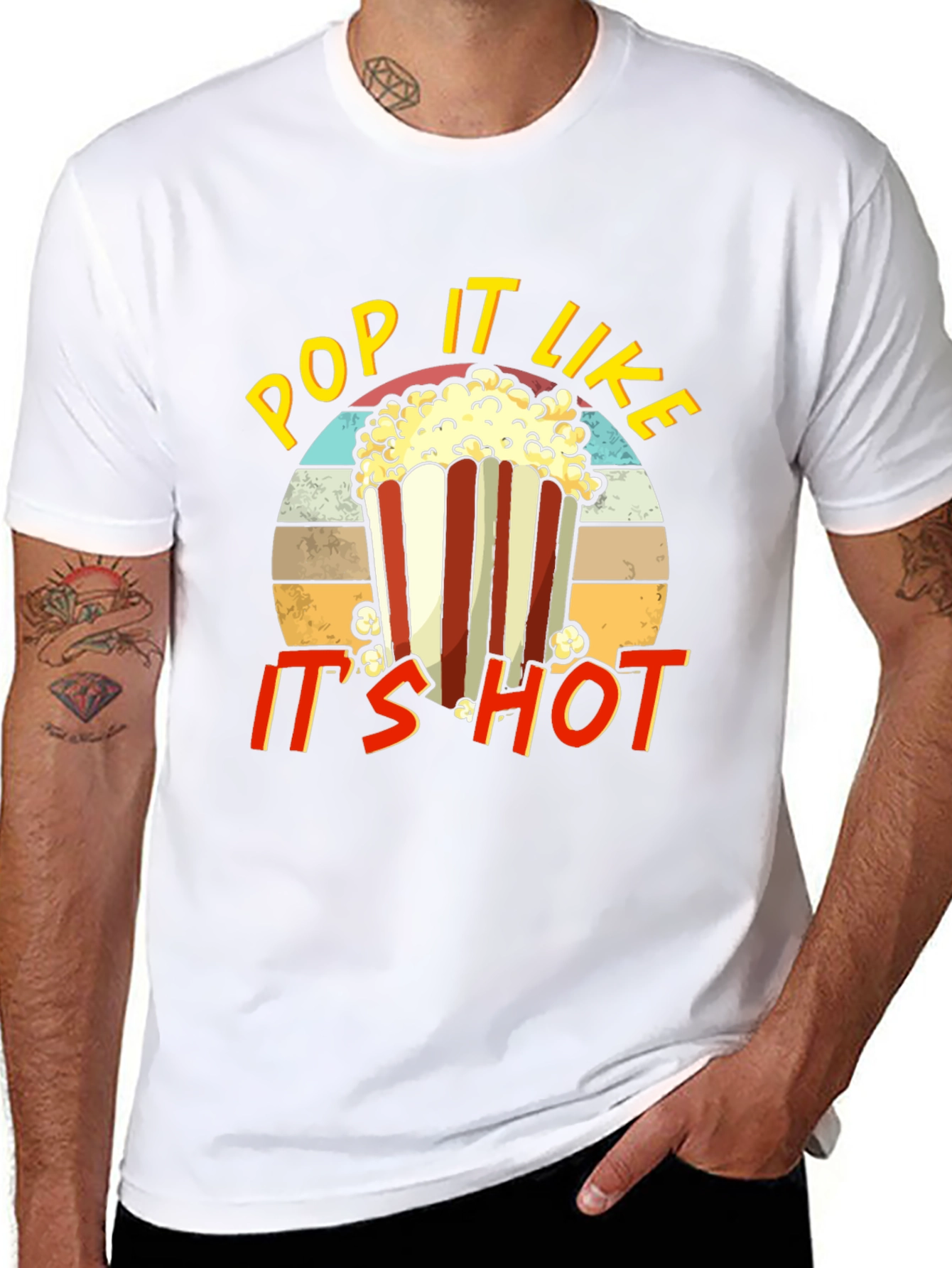 Pop It Like Its Hot Graphic T-Shirt