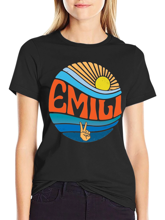 EMILI Peace Sign Wave T-Shirt