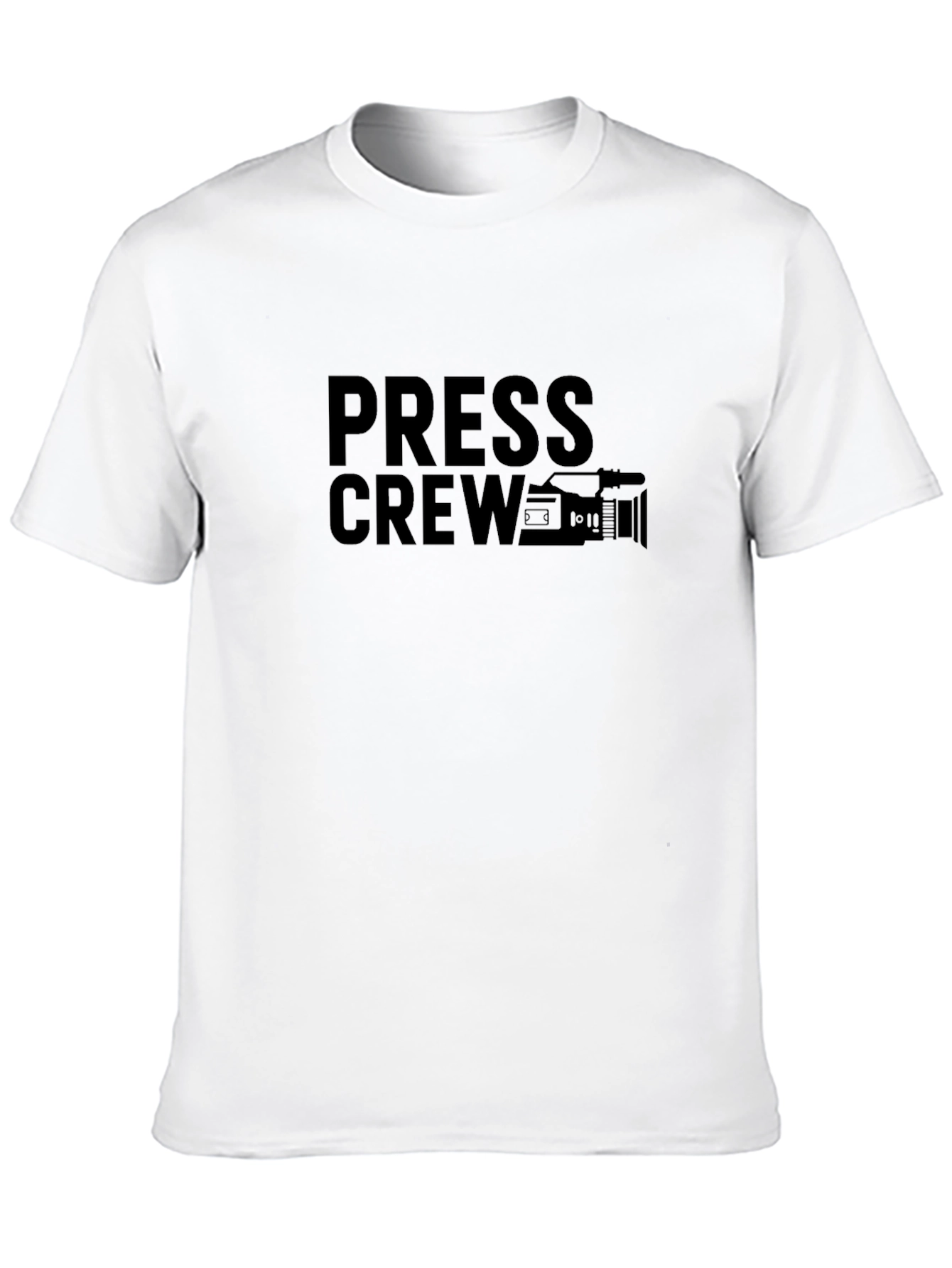 Press Crew Black Graphic Tee