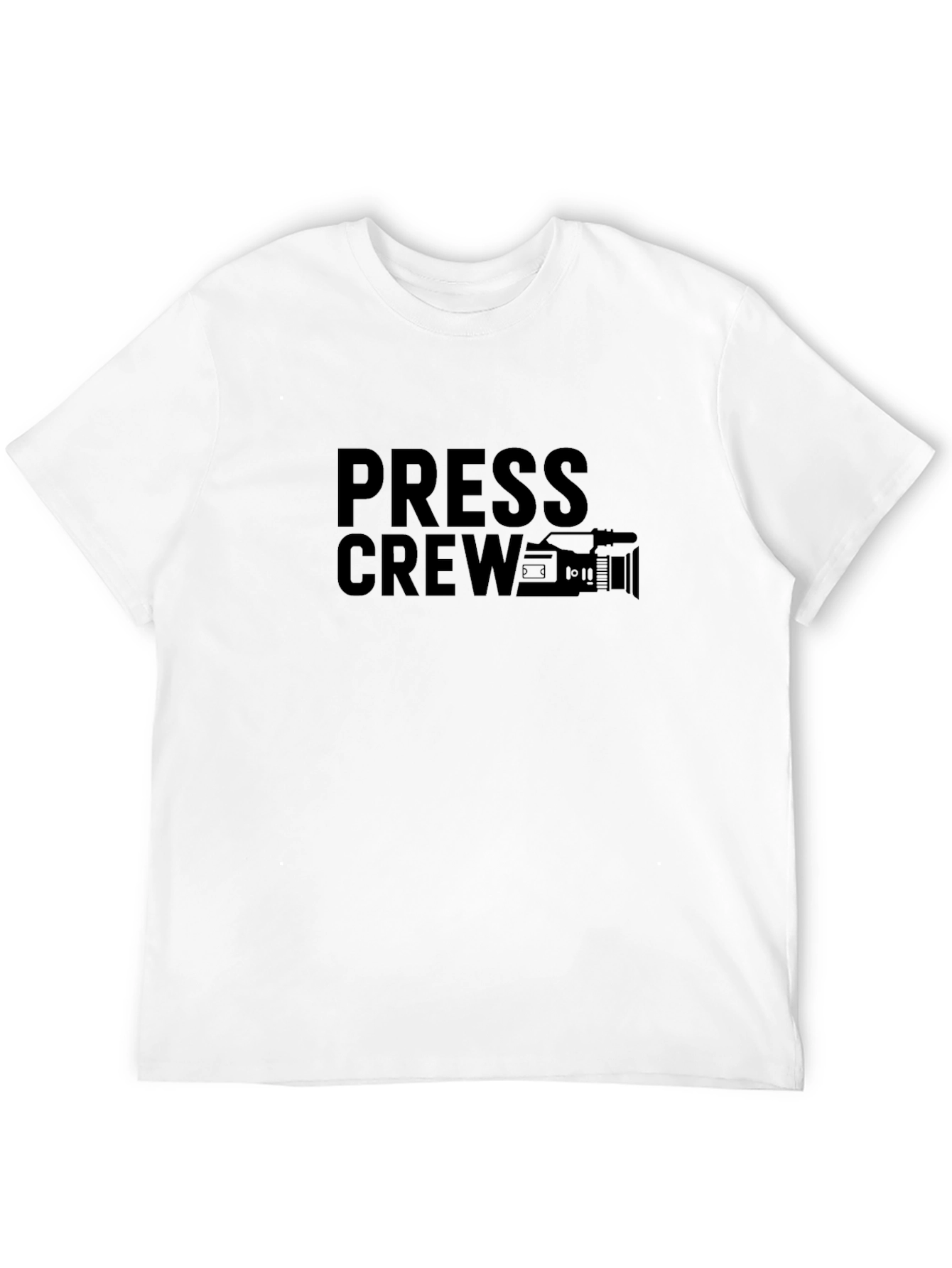 Press Crew Black Graphic Tee