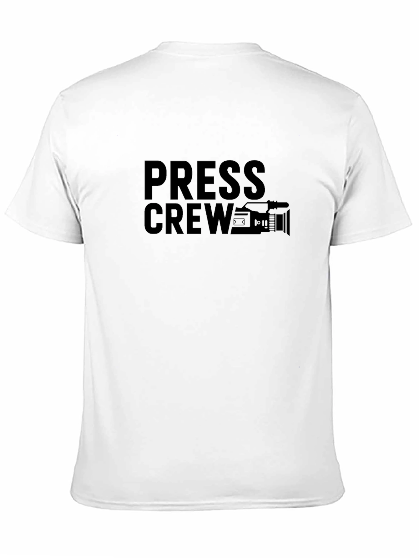 Press Crew Black Graphic Tee