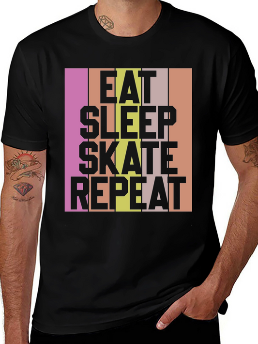 Eat Sleep Skate Repeat Graphic T-Shirt