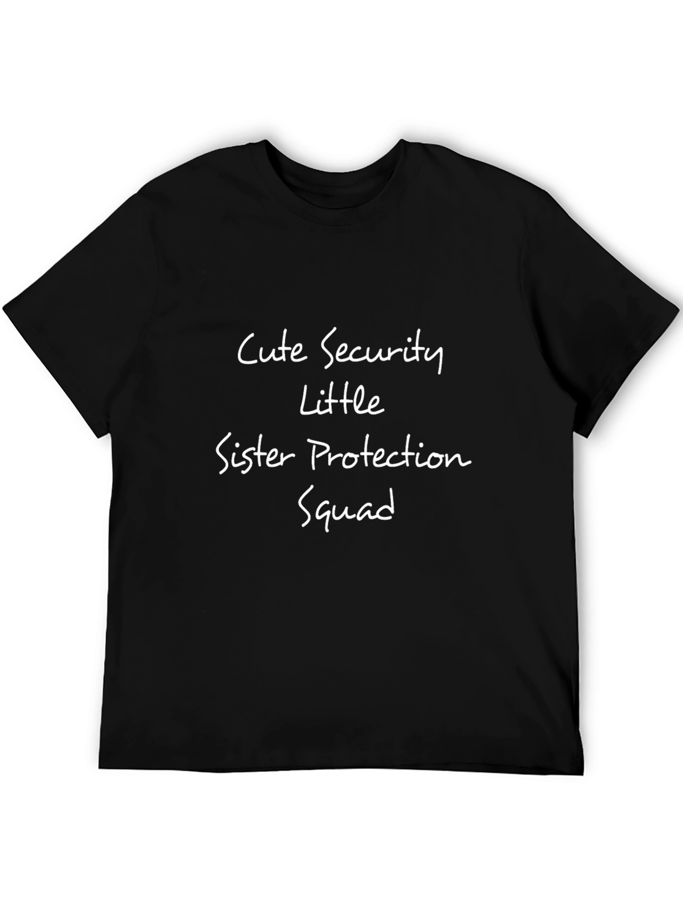 Cute Security Little Sister Protection Squad T-Shirt
