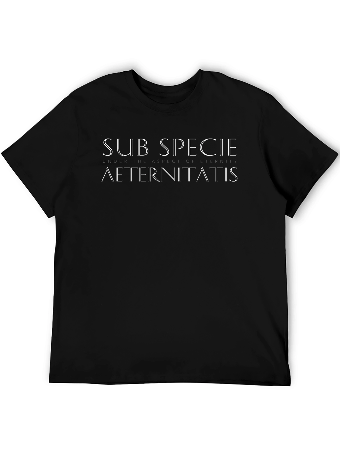 Sub Specie Aeternitatis T-Shirt - Philosophical Statement Tee