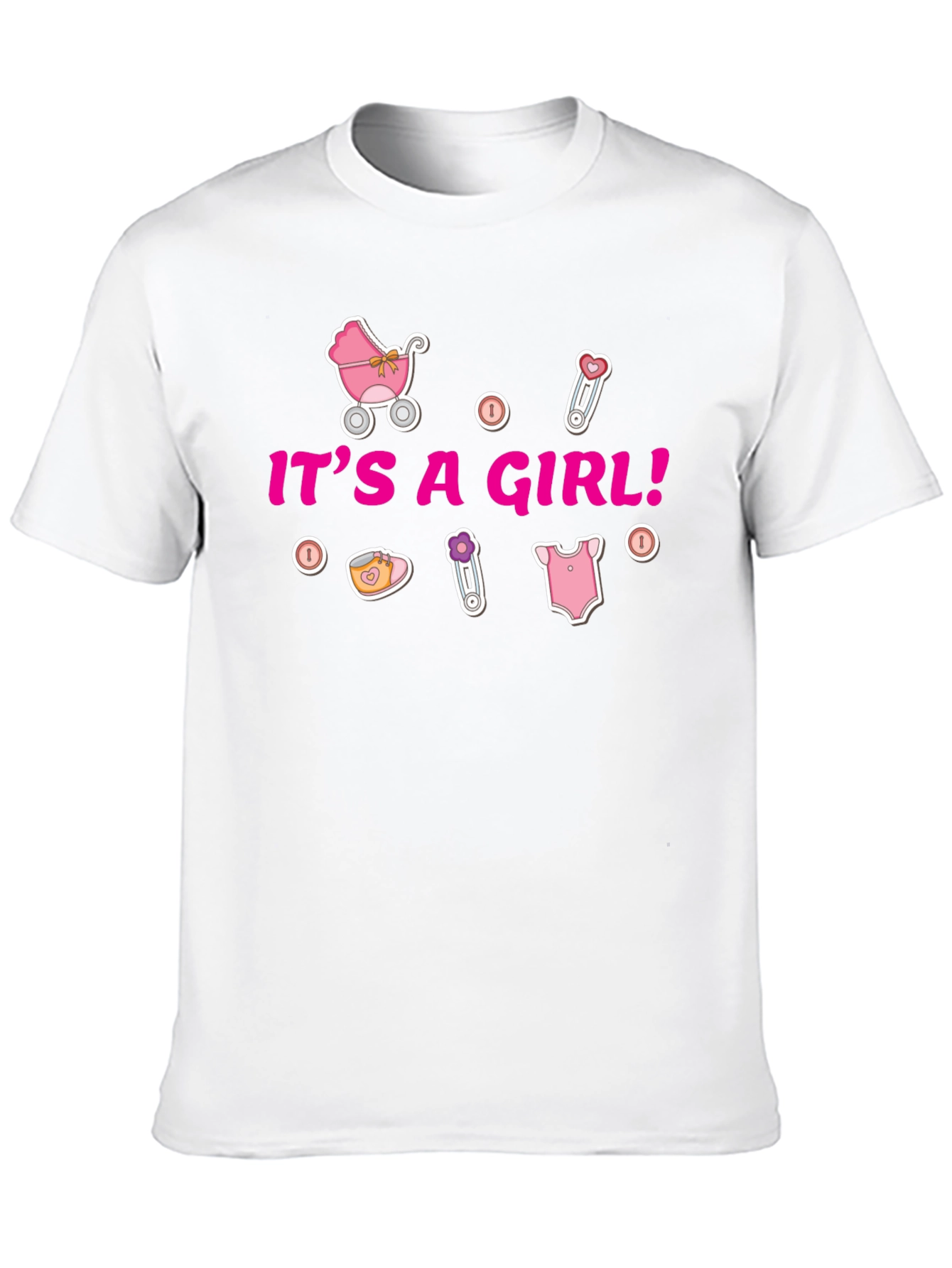 Its A Girl T-Shirt - Baby Shower Gift
