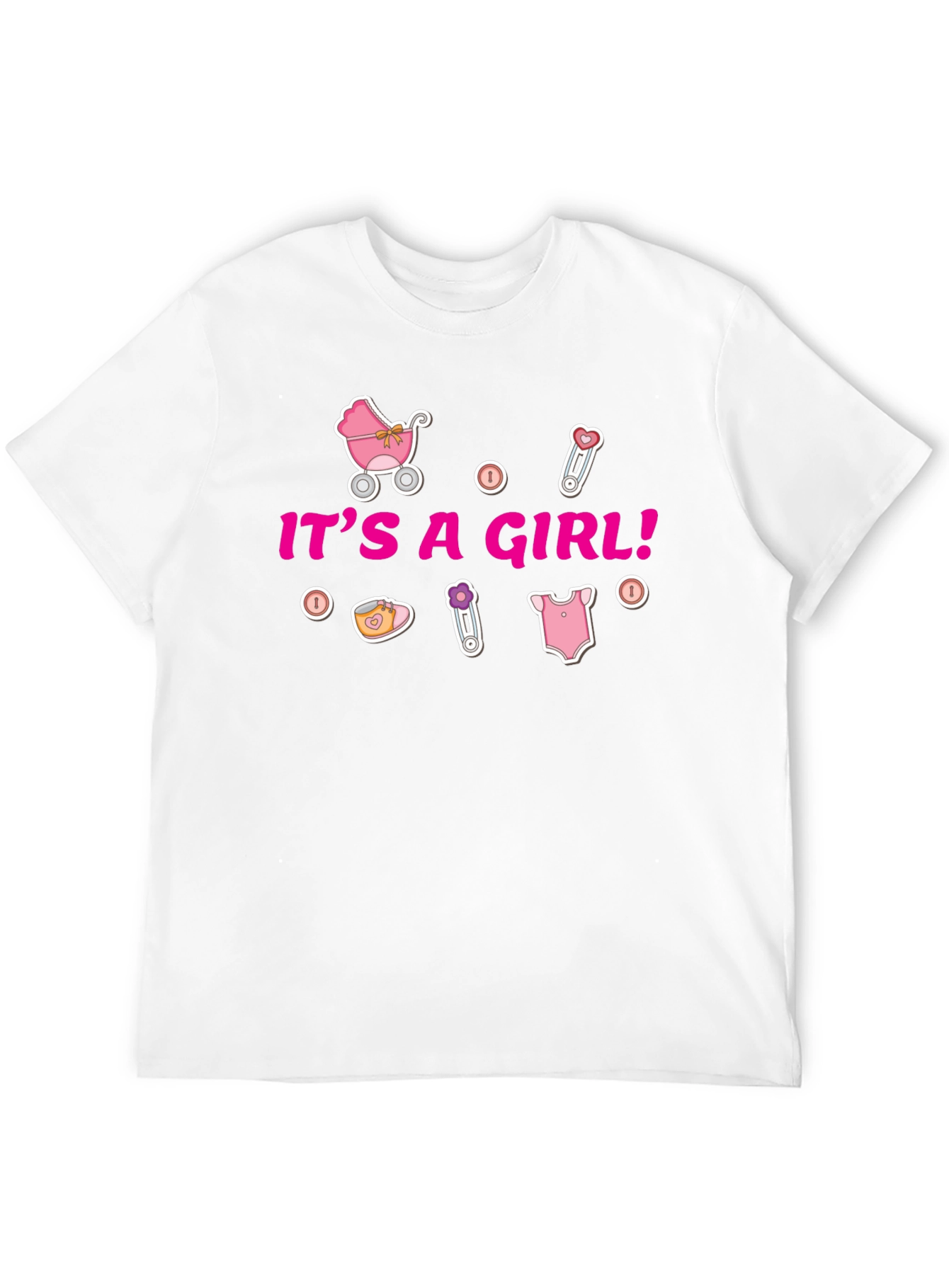 Its A Girl T-Shirt - Baby Shower Gift