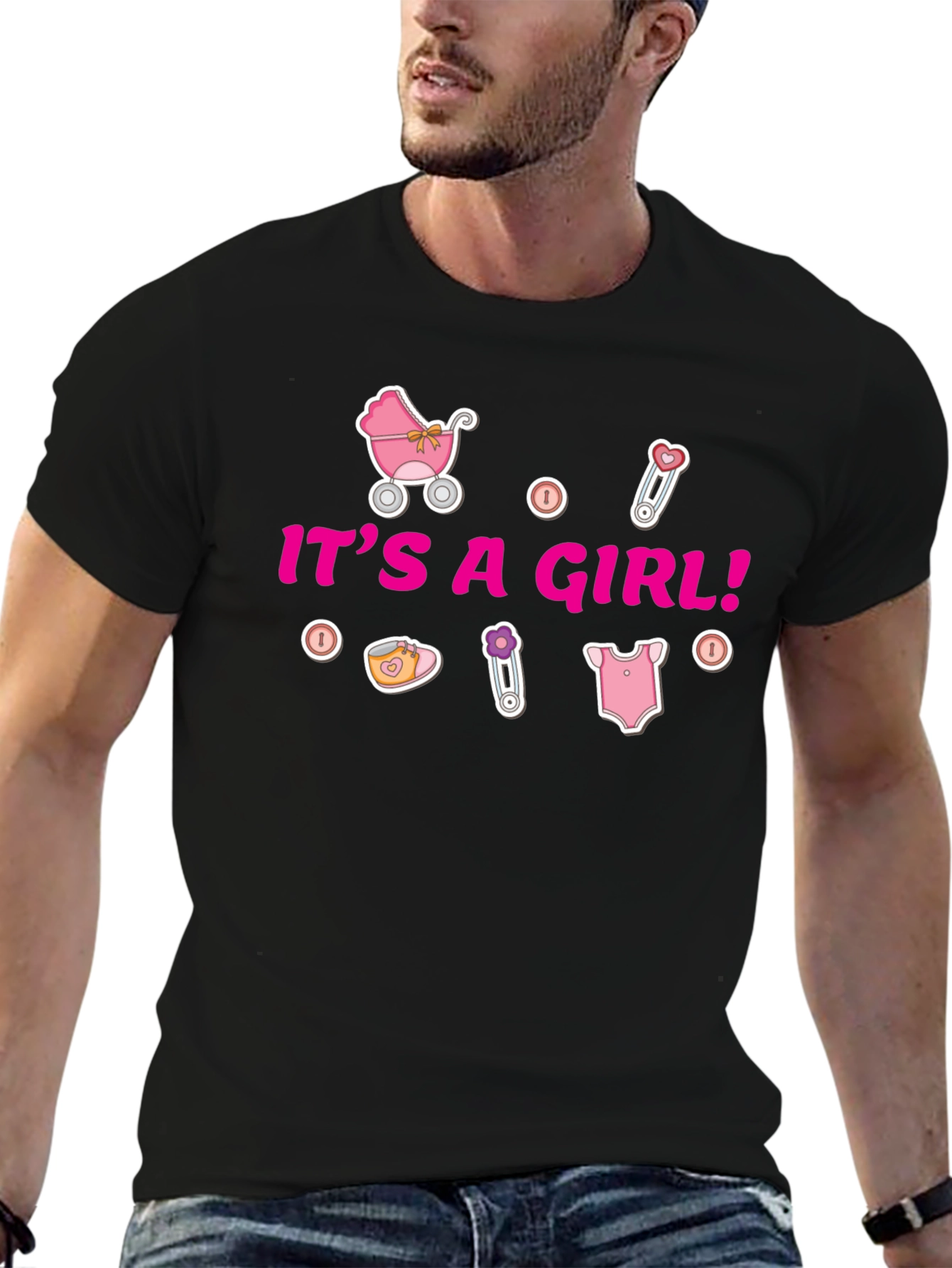Its A Girl T-Shirt - Baby Shower Gift