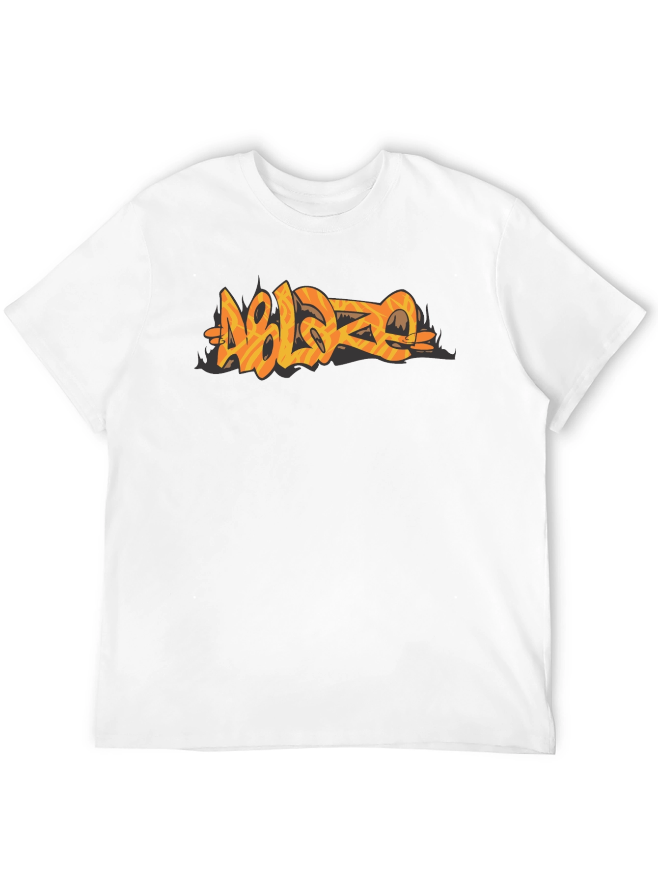 Ablaze Graphic Print Black T-Shirt