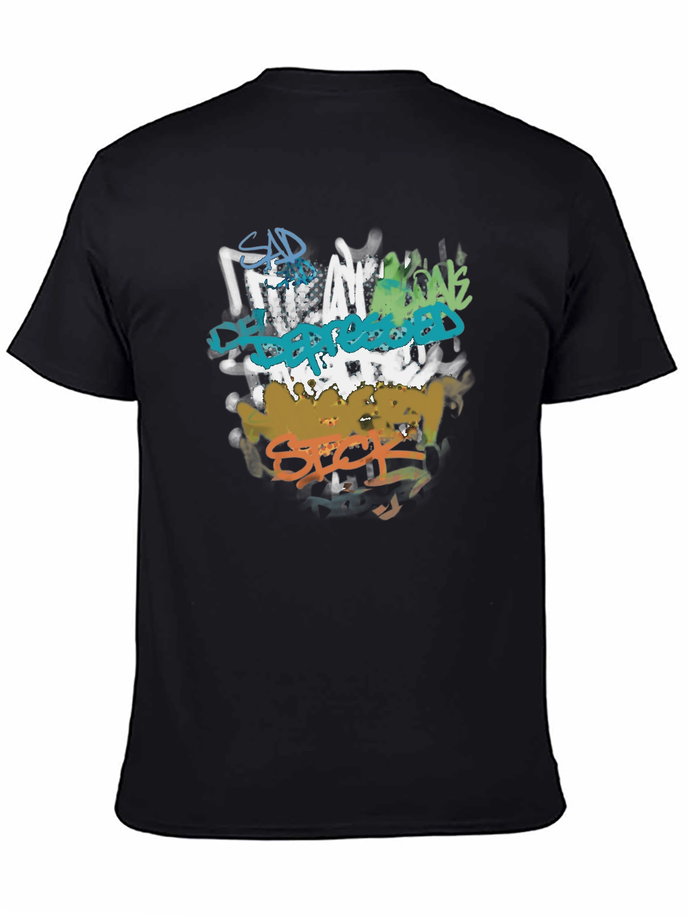 Sad Depressed Anxious Sick Graphic Tee
