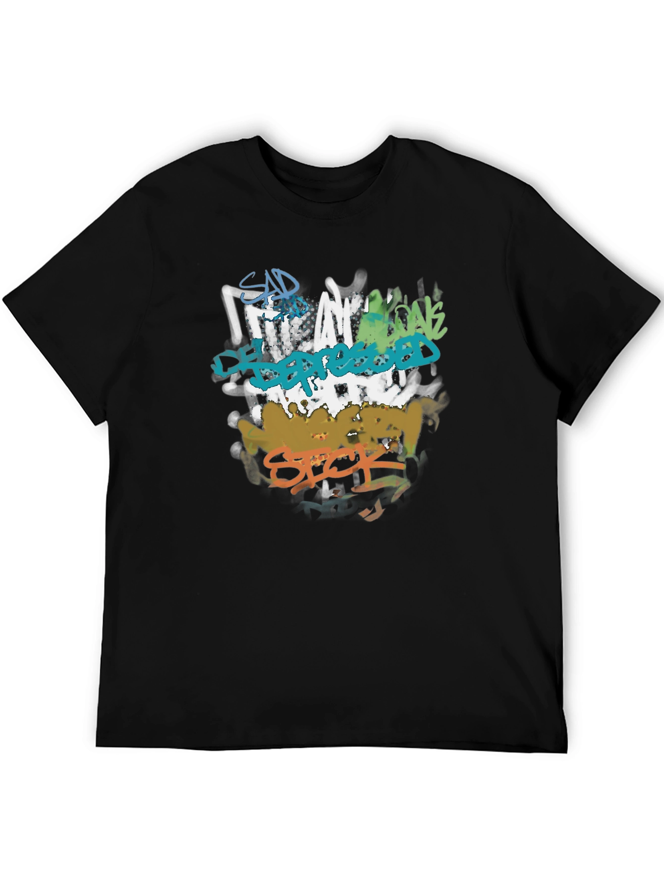 Sad Depressed Anxious Sick Graphic Tee