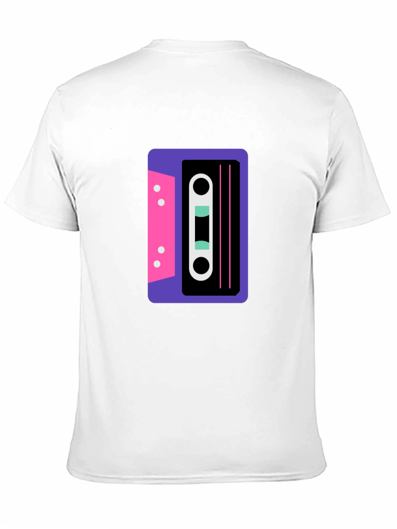 Retro Cassette Graphic Tee - Cool 80s Style!