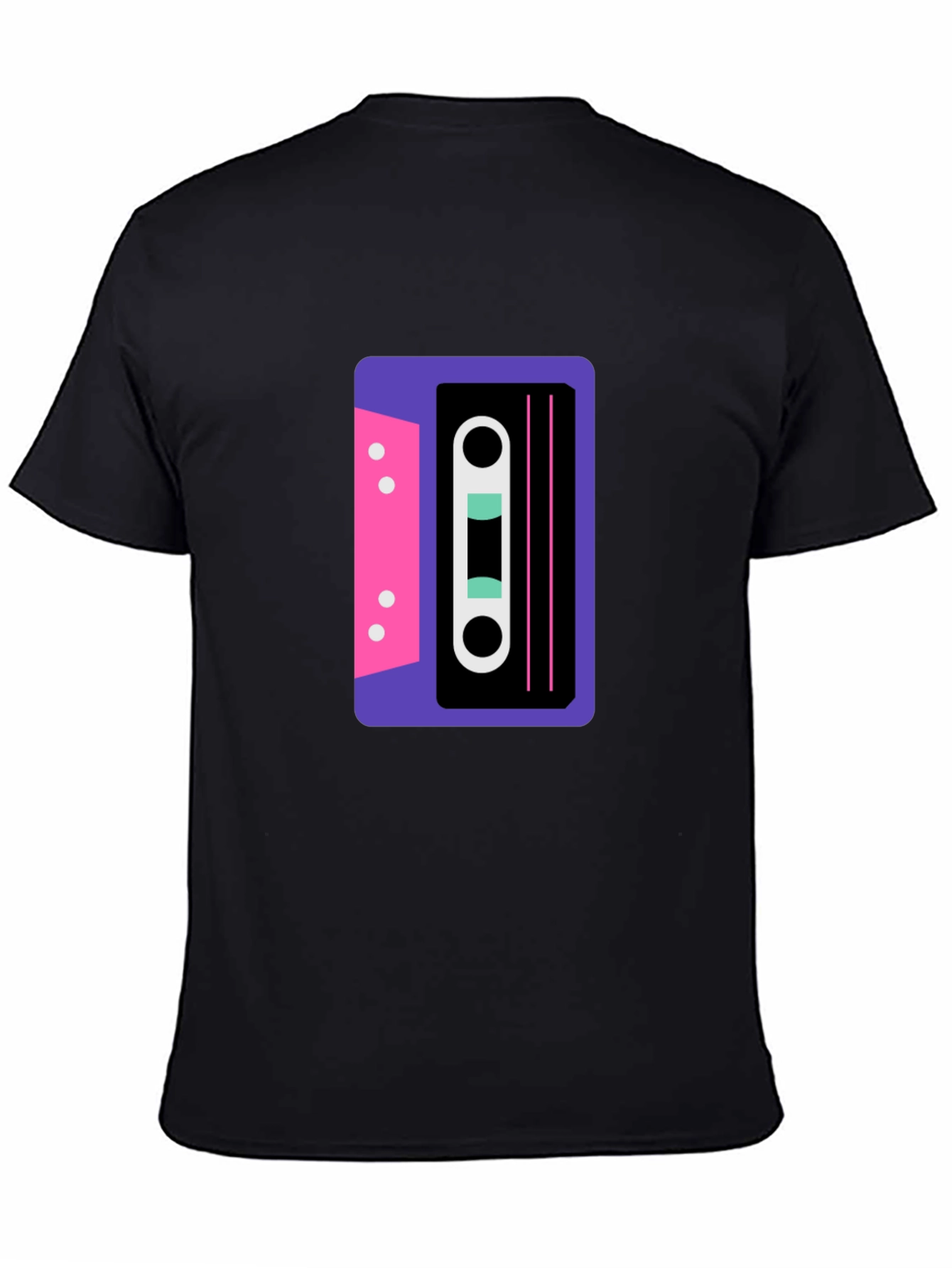 Retro Cassette Graphic Tee - Cool 80s Style!