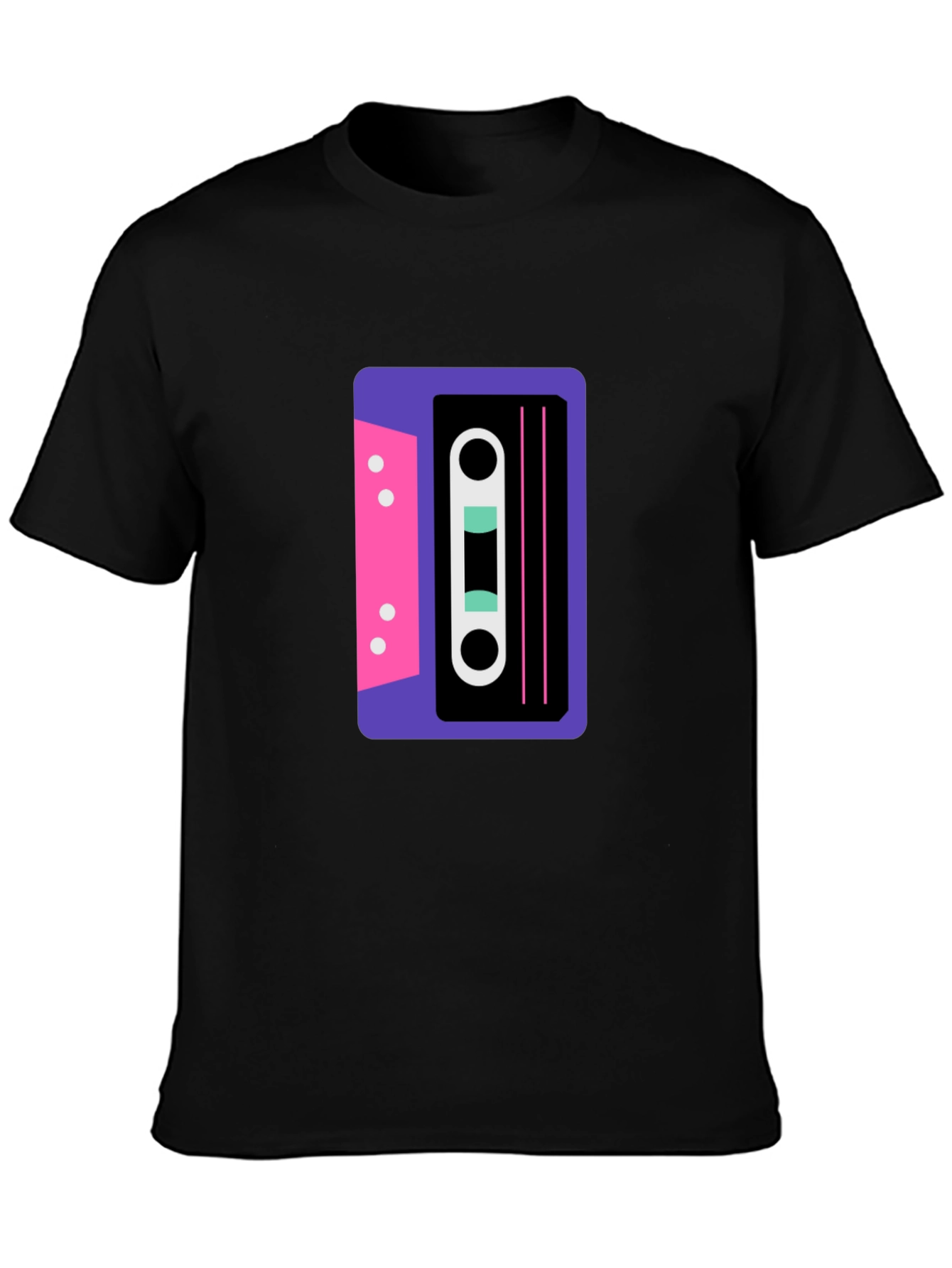 Retro Cassette Graphic Tee - Cool 80s Style!