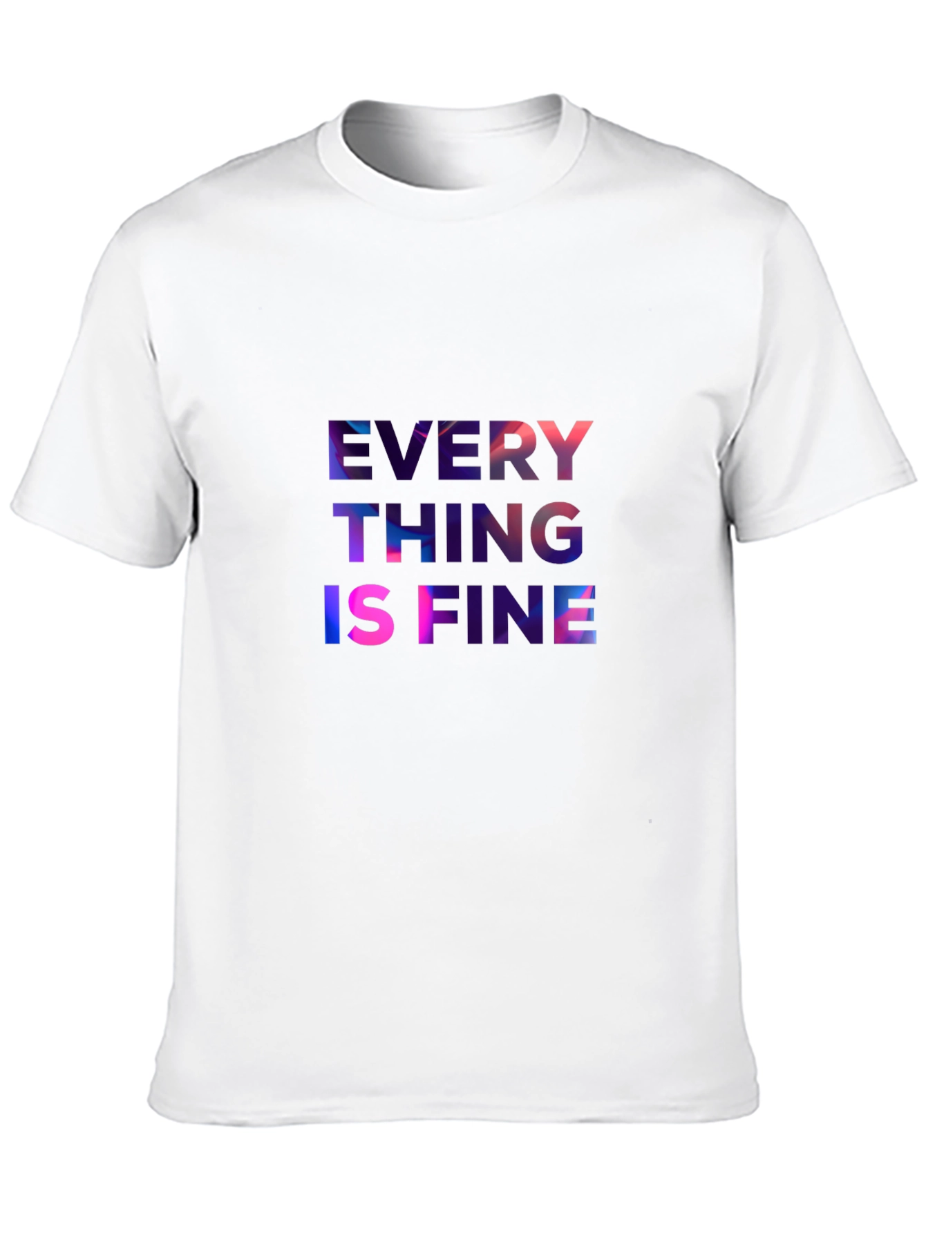 Everything is Fine Graphic Tee - Black