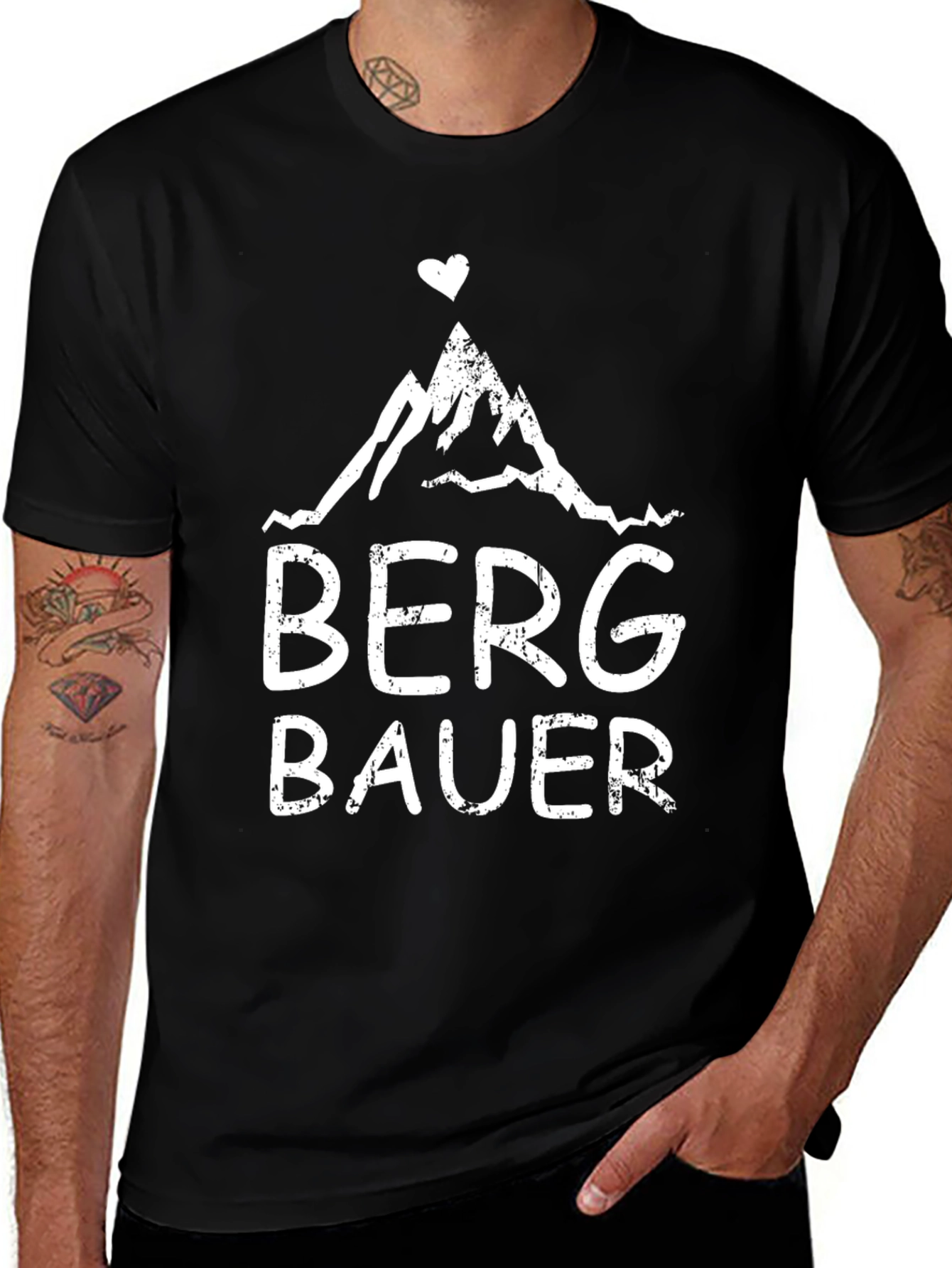 Berg Bauer Mountain Lover T-Shirt - Black