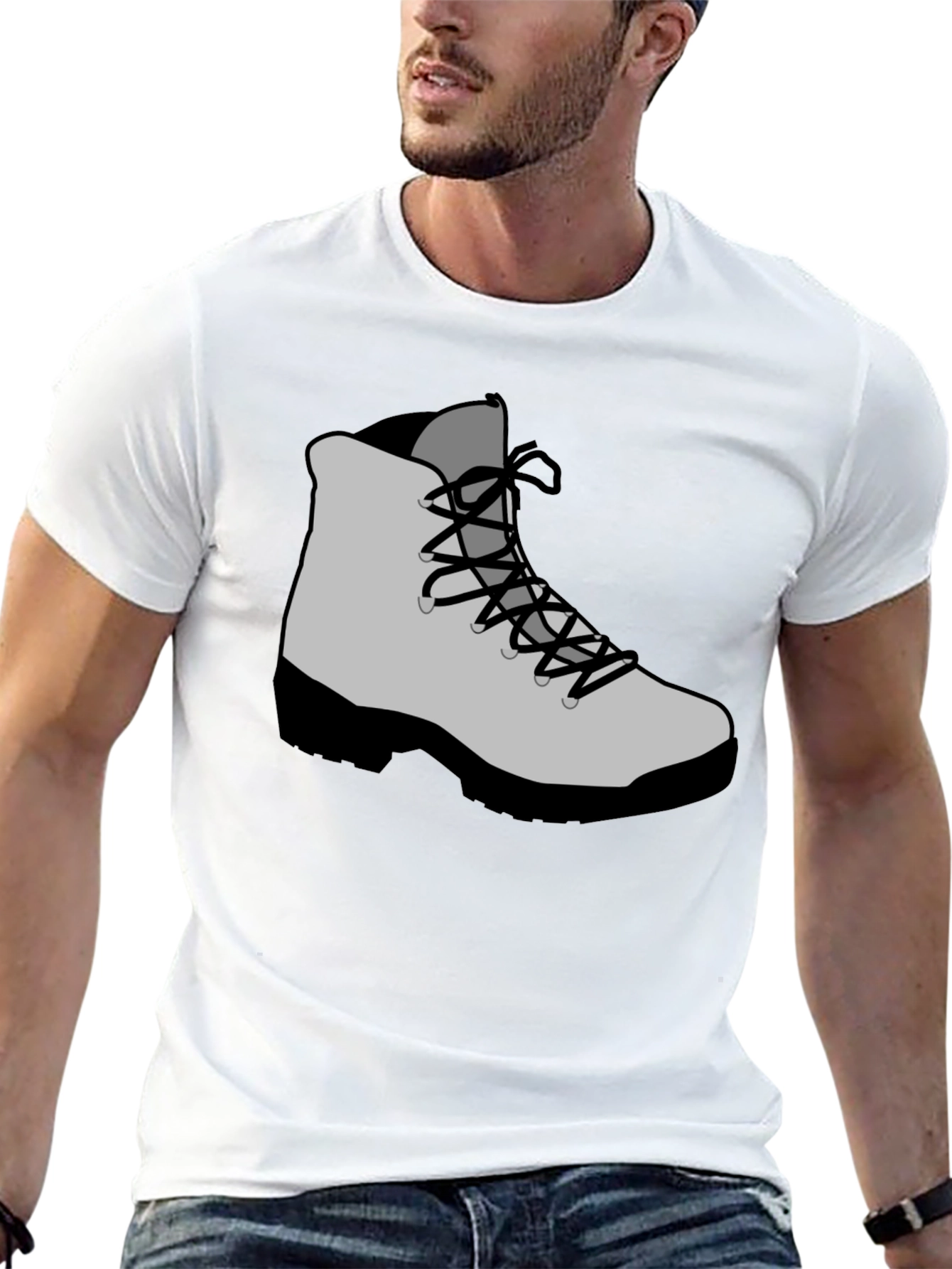 Hiking Boot Graphic Tee - Adventure Ready!