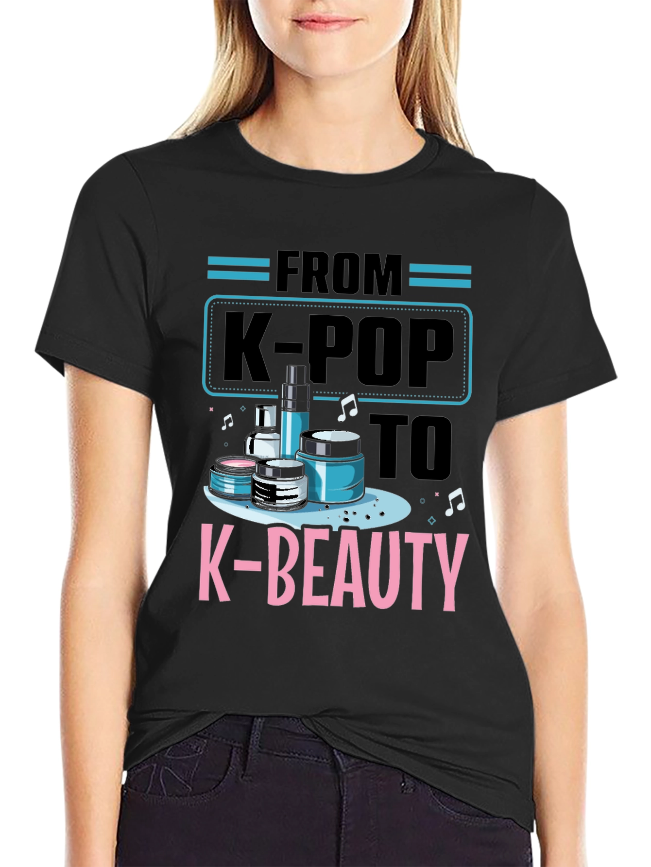 K-Pop to K-Beauty T-Shirt - Trendy Graphic Tee