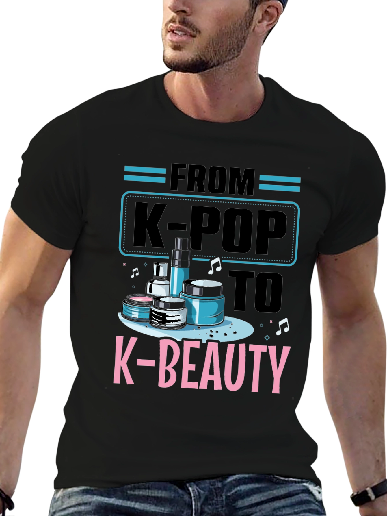 K-Pop to K-Beauty T-Shirt - Trendy Graphic Tee