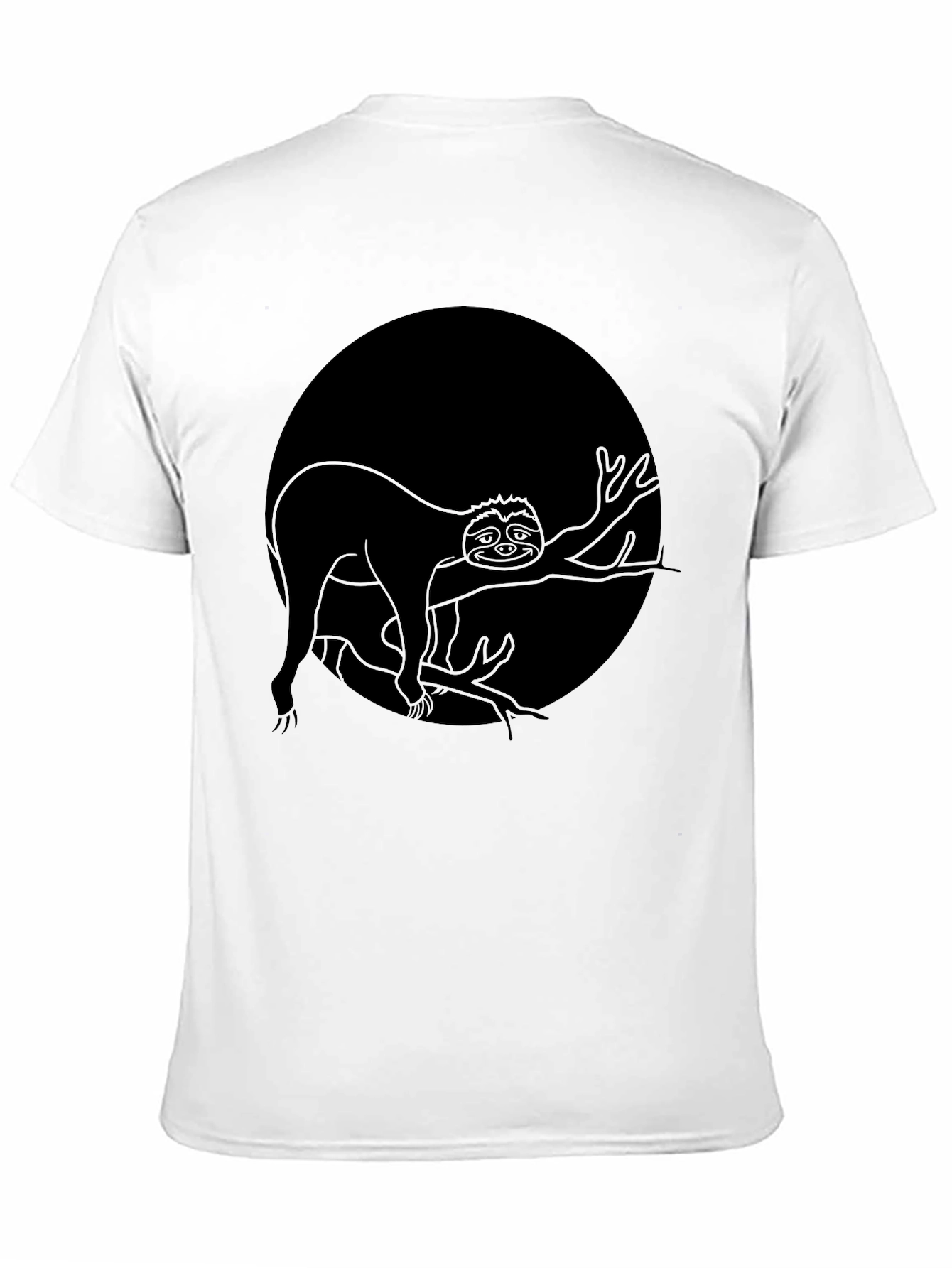 Sloth on Branch Graphic T-Shirt
