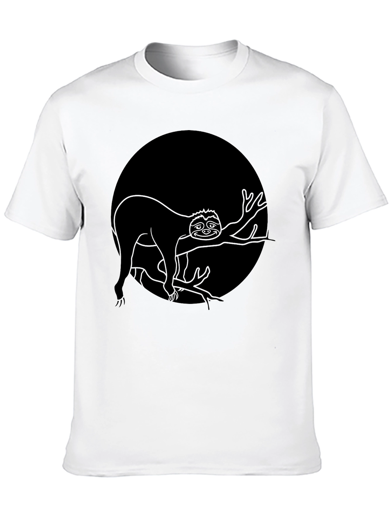 Sloth on Branch Graphic T-Shirt