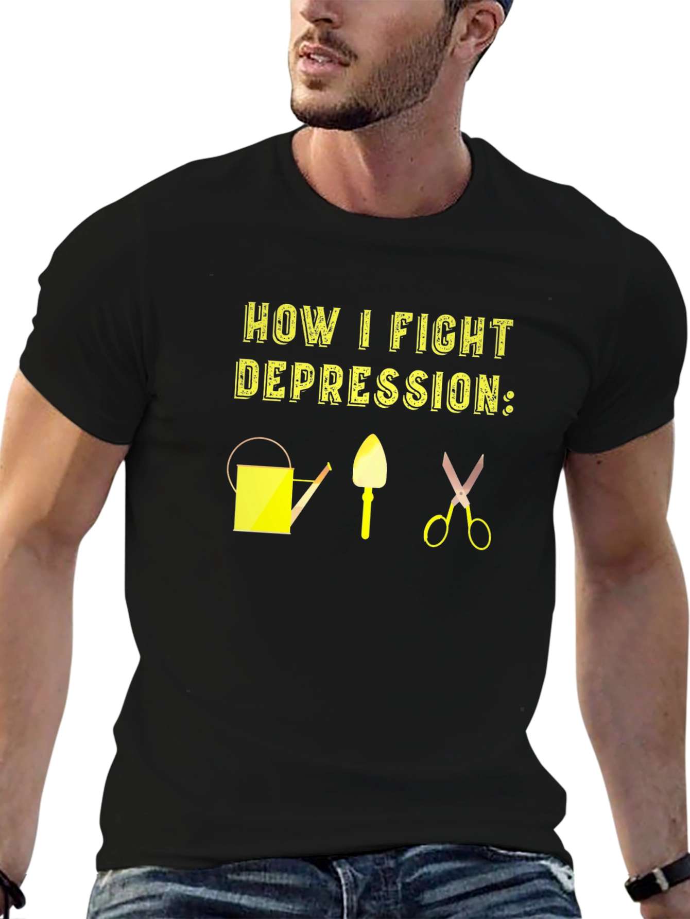 Gardening Therapy T-Shirt - Fight Depression