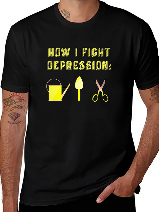 Gardening Therapy T-Shirt - Fight Depression